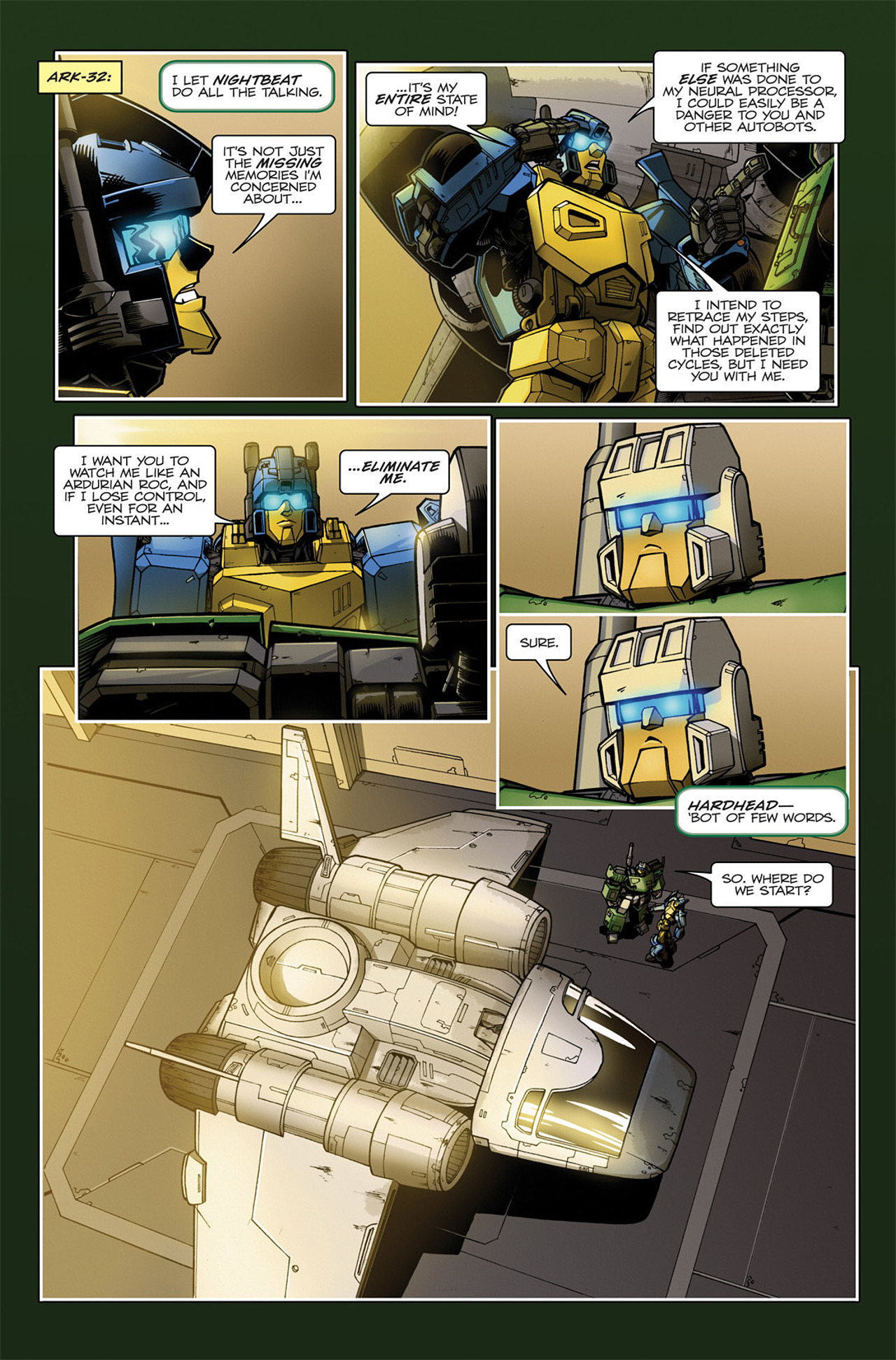 Read online Transformers Spotlight: Hardhead comic -  Issue # Full - 5