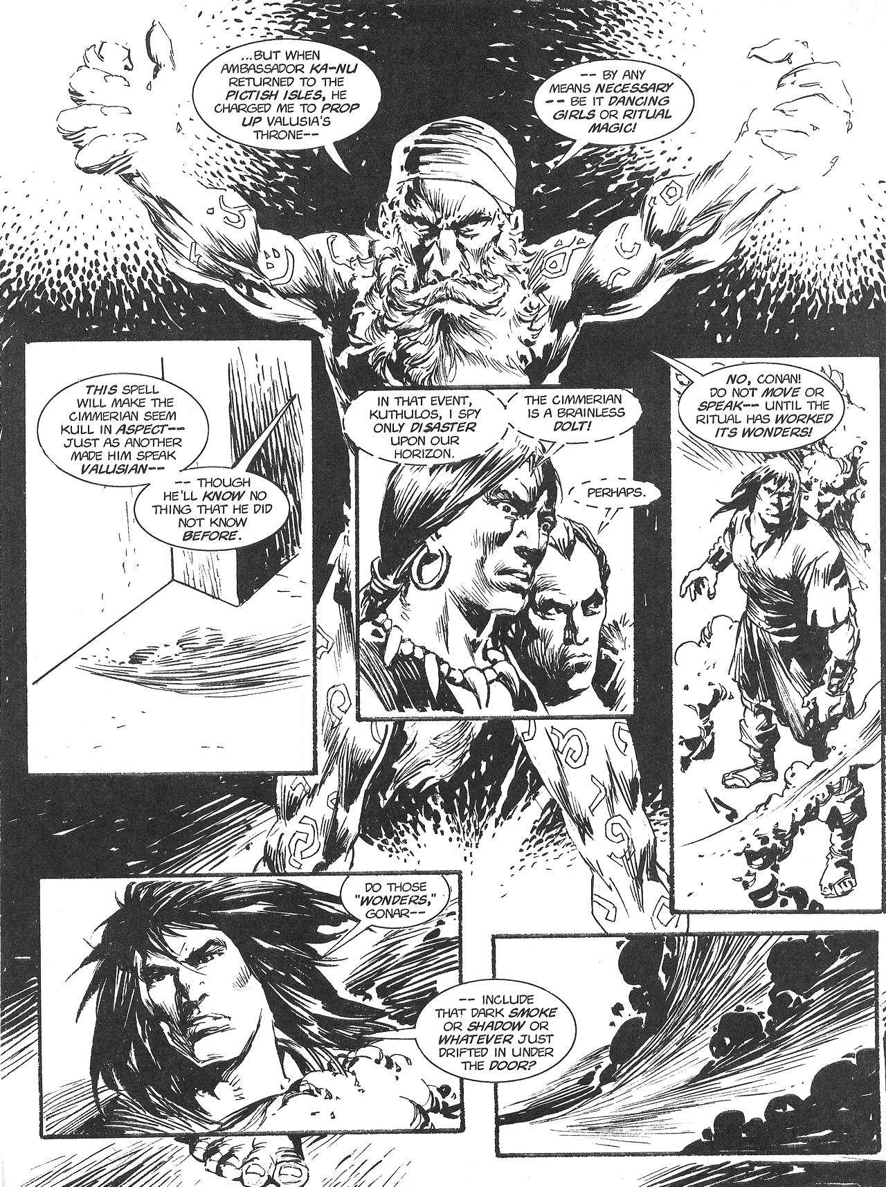 Read online The Savage Sword Of Conan comic -  Issue #226 - 17