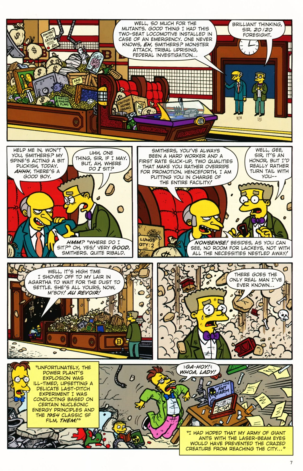 Read online Treehouse of Horror comic -  Issue #16 - 10