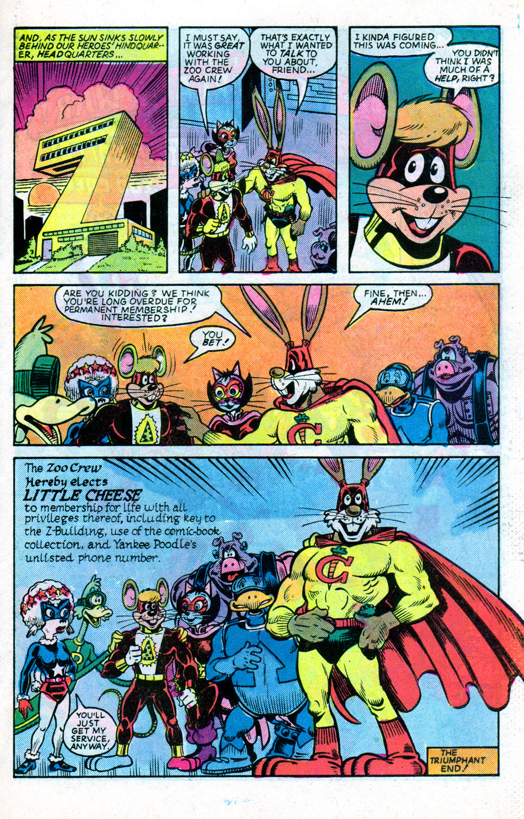 Read online Captain Carrot and His Amazing Zoo Crew! comic -  Issue #20 - 21