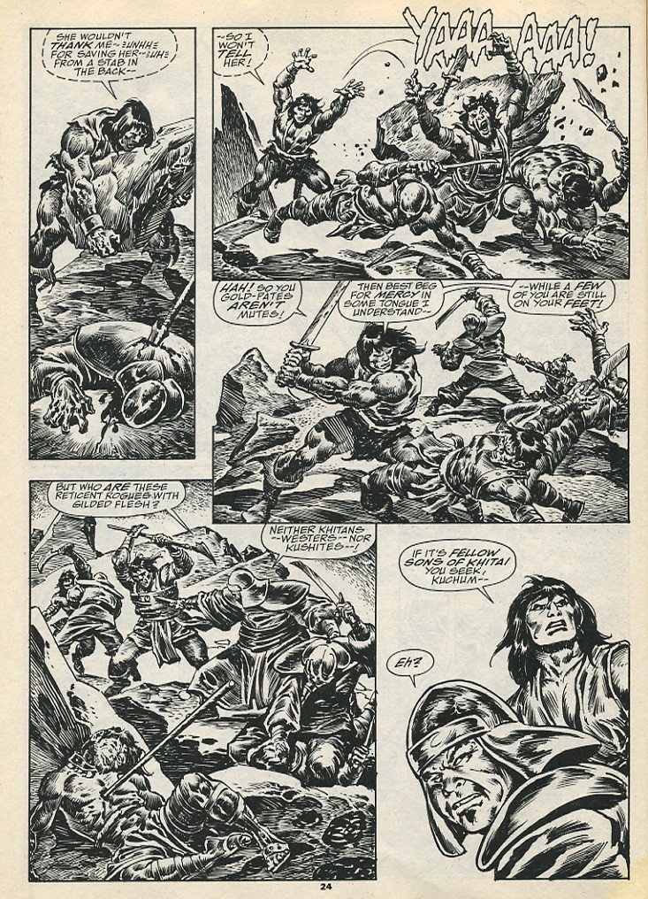Read online The Savage Sword Of Conan comic -  Issue #192 - 26