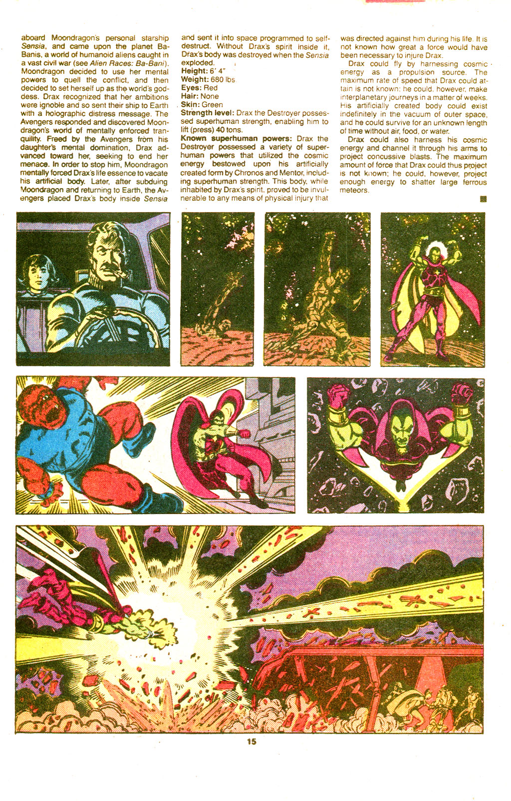 Read online The Official Handbook of the Marvel Universe Deluxe Edition comic -  Issue #17 - 17