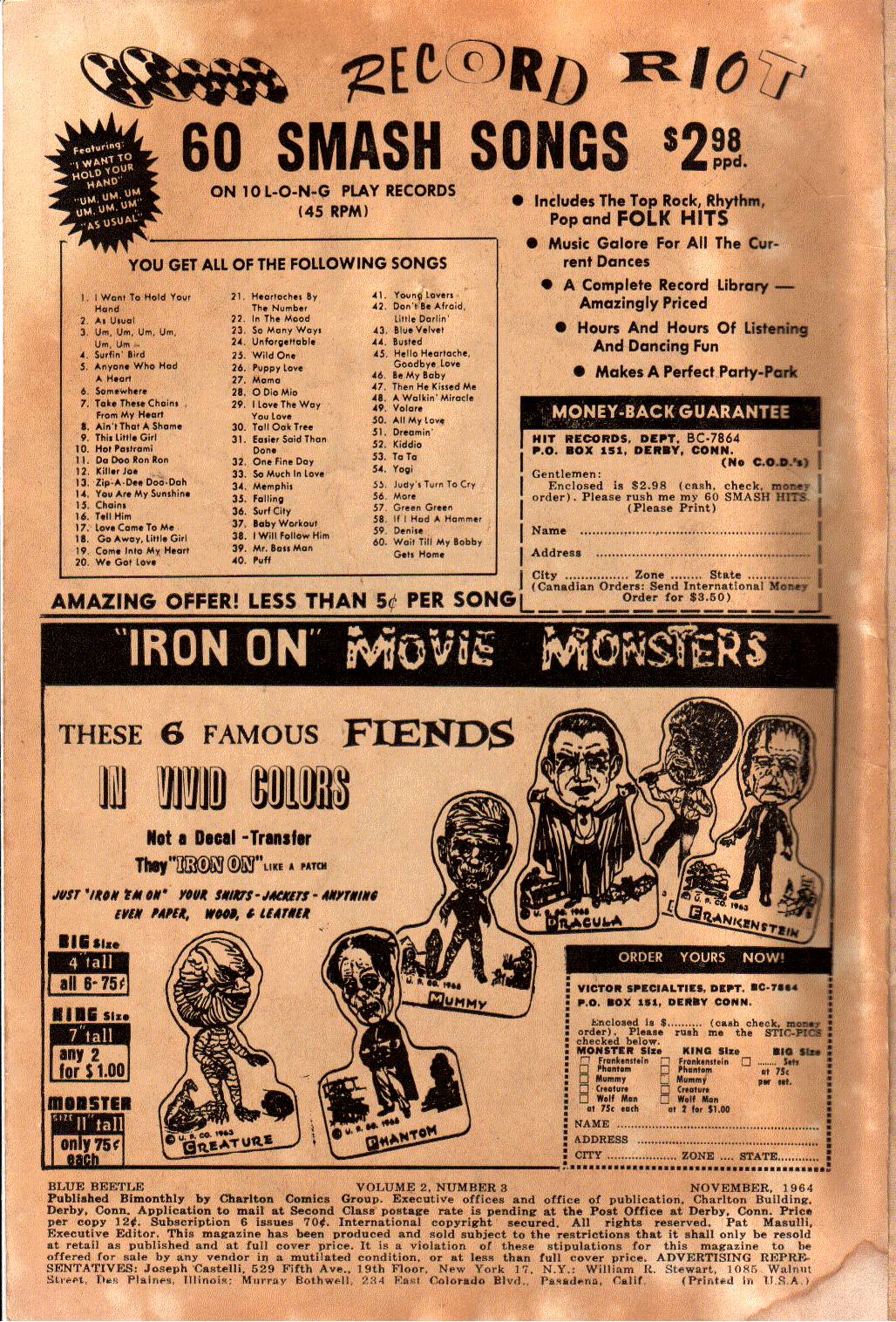 Read online Blue Beetle (1964) comic -  Issue #3 - 2