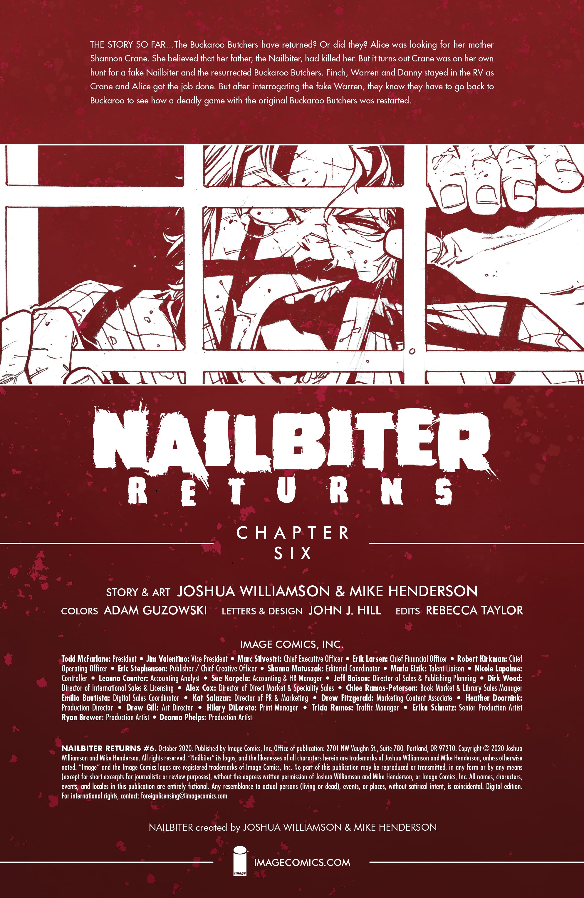 Read online Nailbiter Returns comic -  Issue #6 - 2