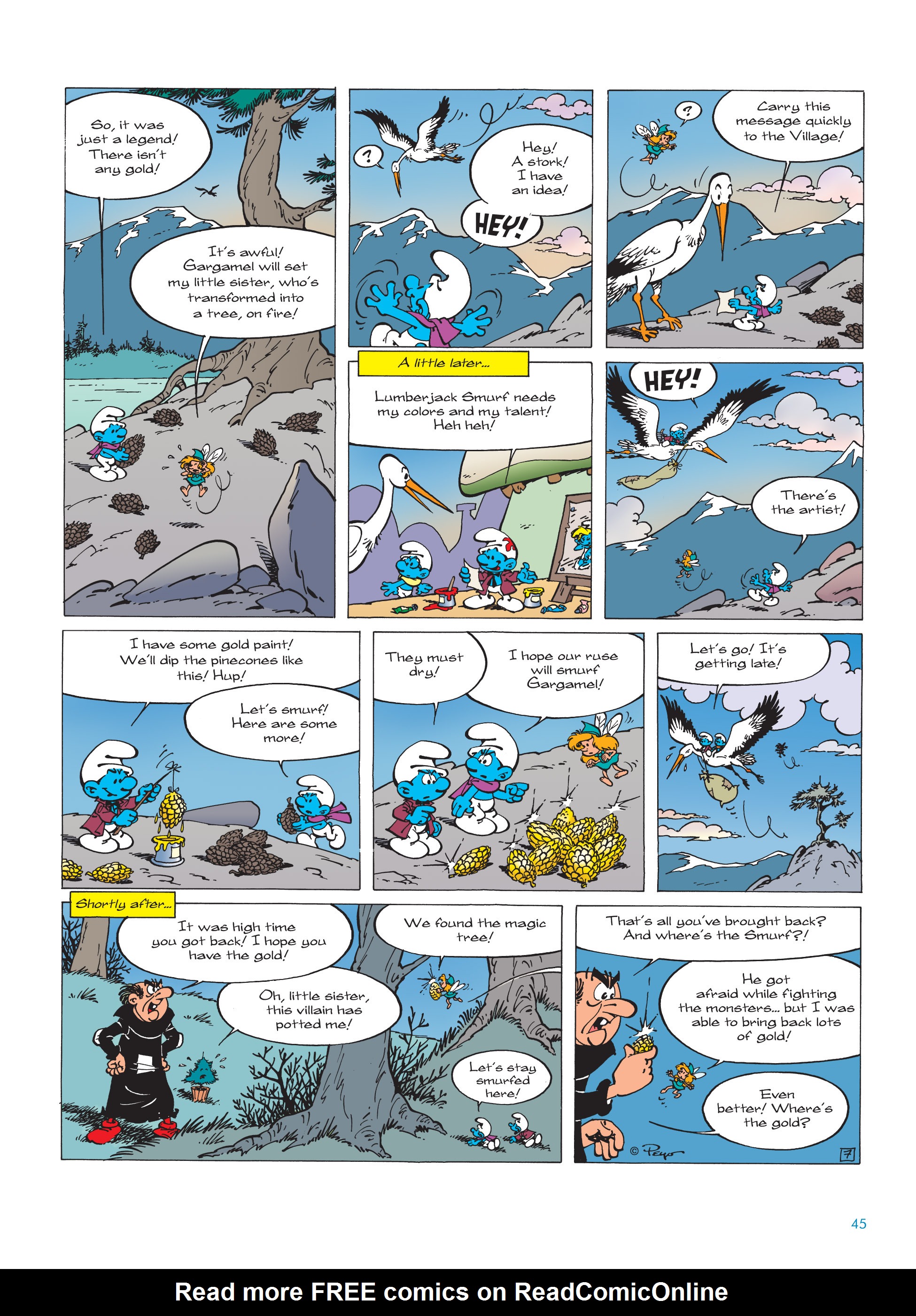 Read online The Smurfs Christmas comic -  Issue # Full - 45