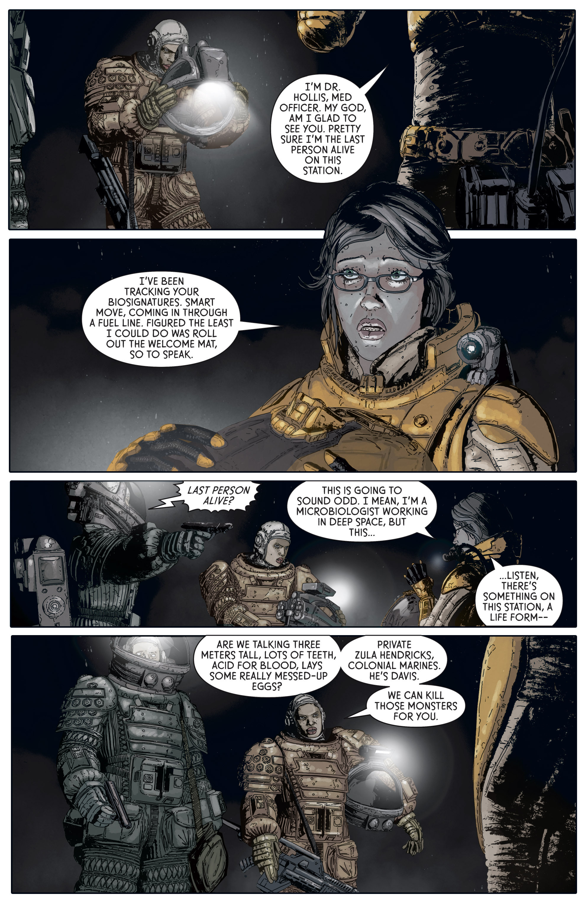 Read online Aliens: Defiance comic -  Issue #5 - 12