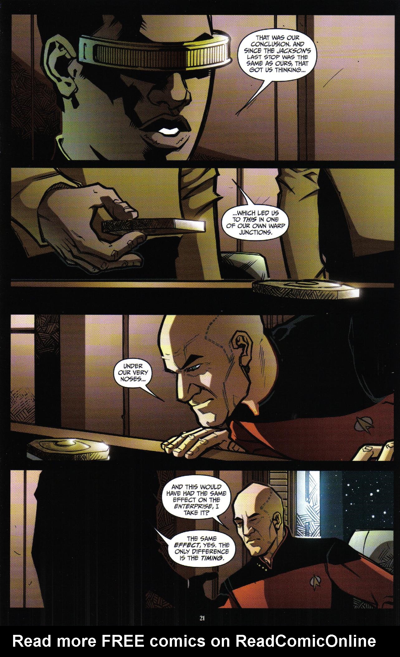 Read online Star Trek: The Next Generation: Intelligence Gathering comic -  Issue #3 - 23