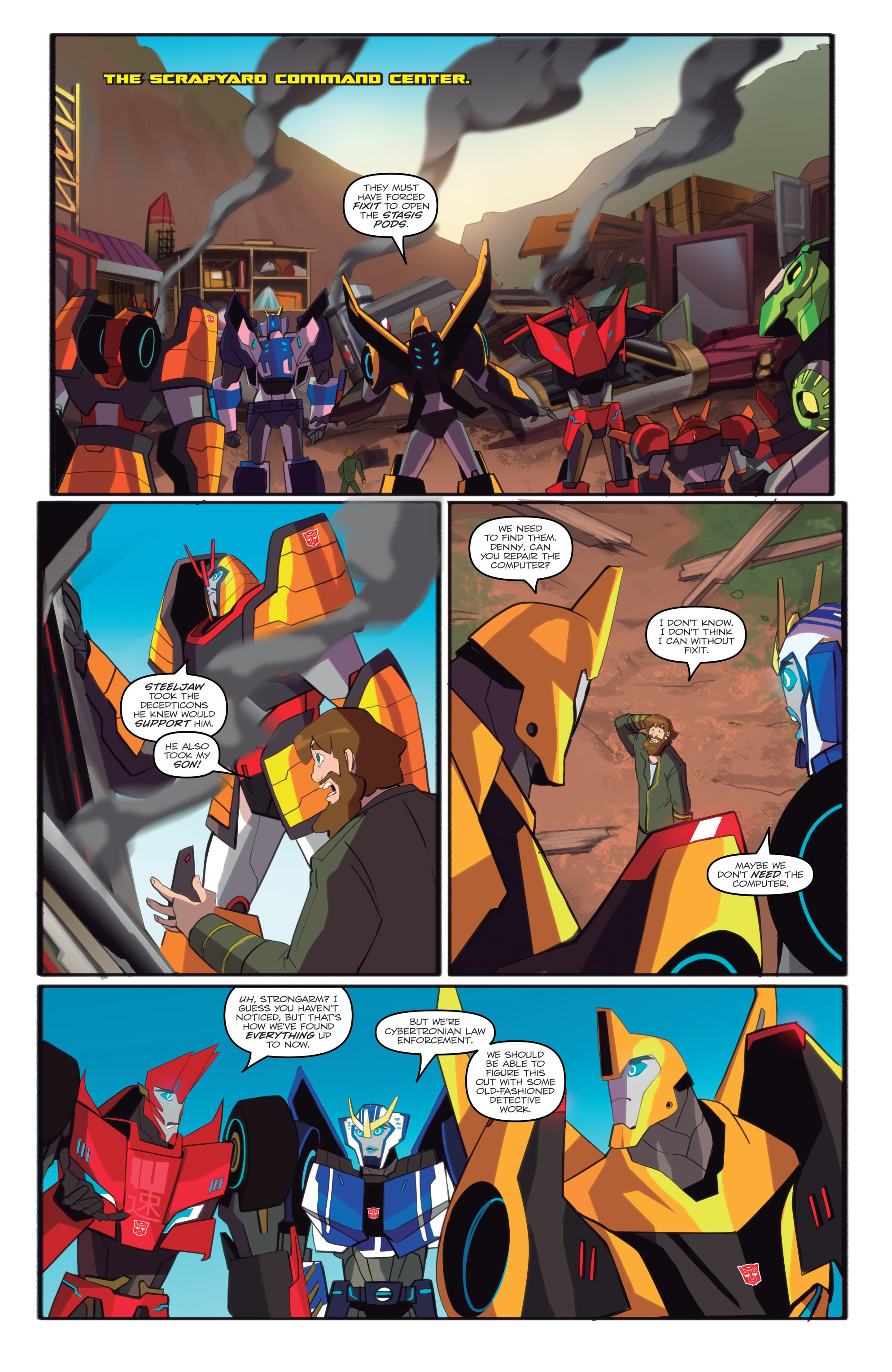 Read online Transformers: Robots In Disguise (2015) comic -  Issue #6 - 10