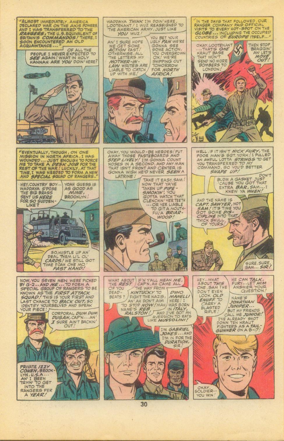 Read online Sgt. Fury comic -  Issue #136 - 32