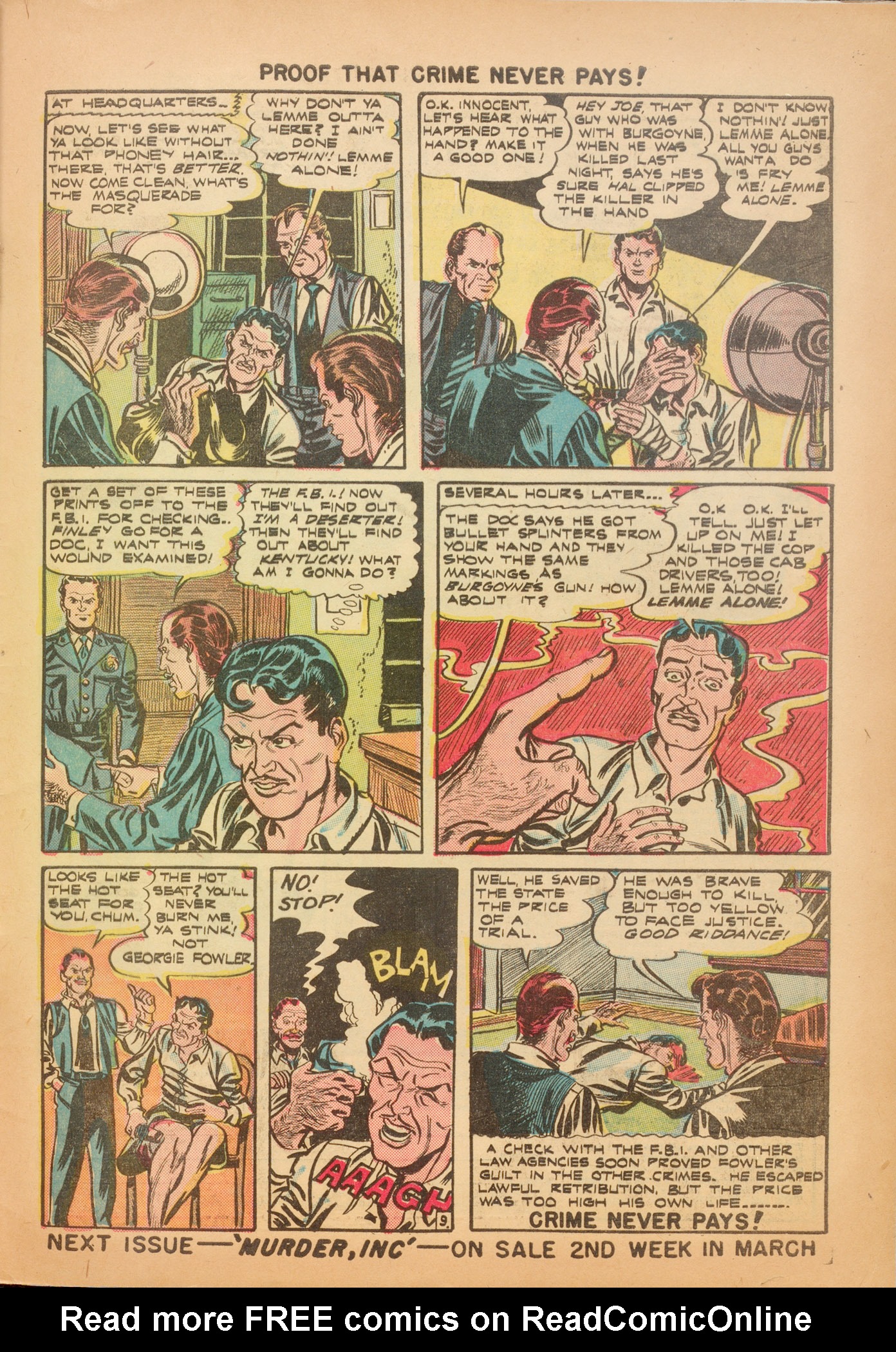 Read online Murder Incorporated (1948) comic -  Issue #2 - 33