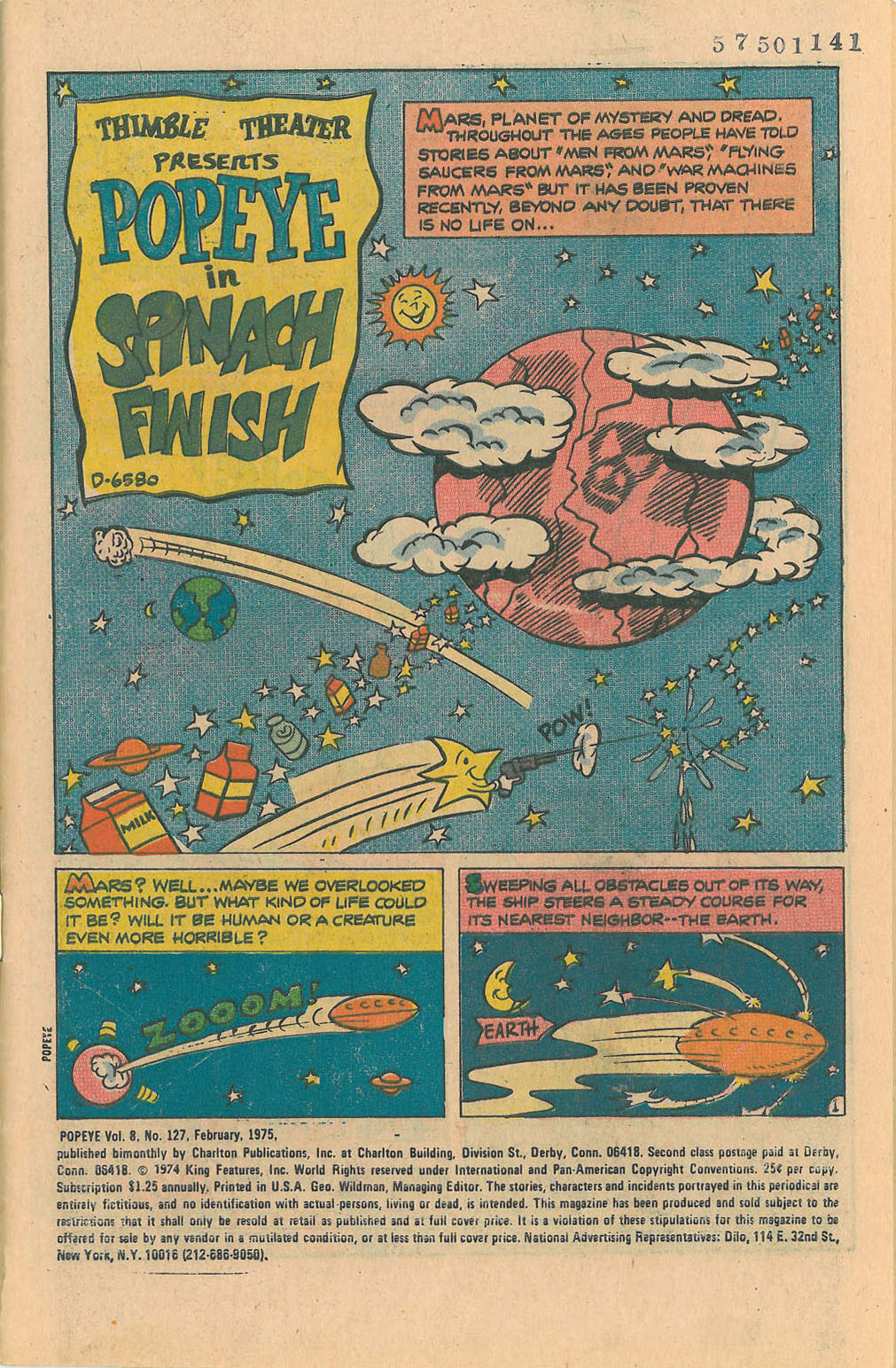 Read online Popeye (1948) comic -  Issue #127 - 3