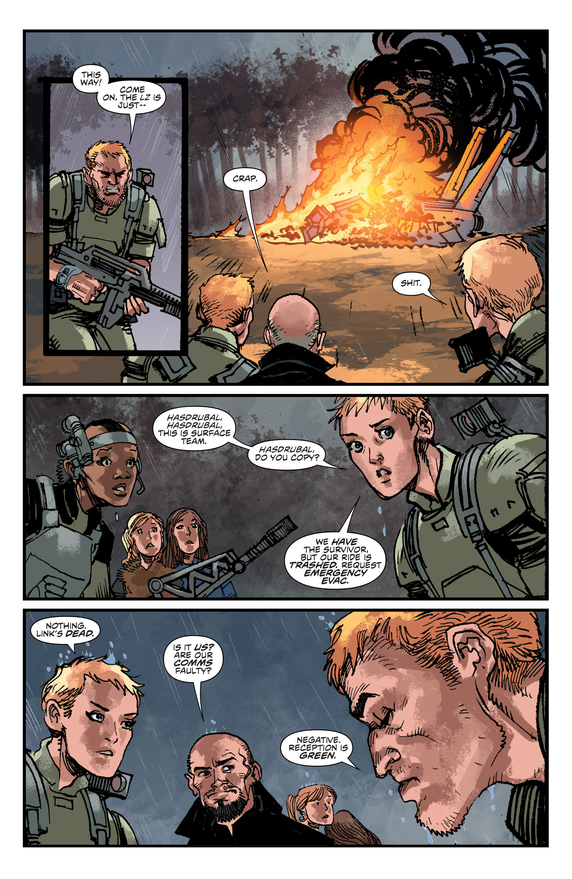 Read online Aliens: Life And Death comic -  Issue #4 - 23