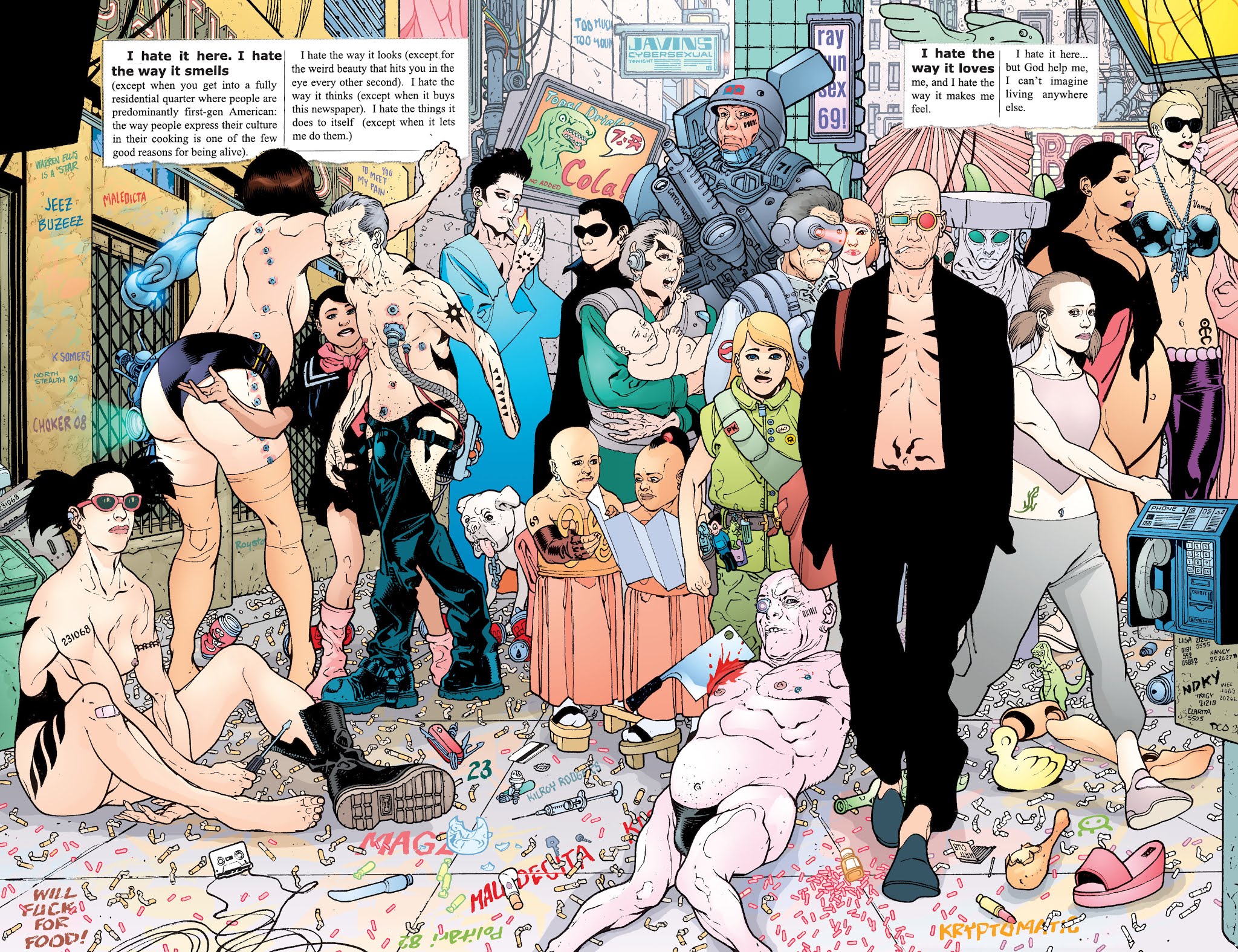 Read online Transmetropolitan comic -  Issue # Issue I Hate It Here - 10