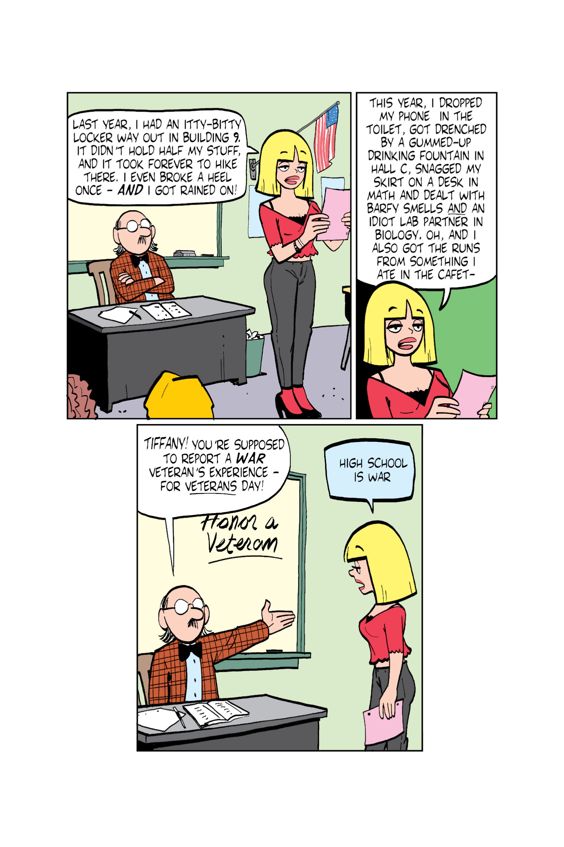 Read online Luann: Stress   Hormones = High School comic -  Issue # TPB - 20