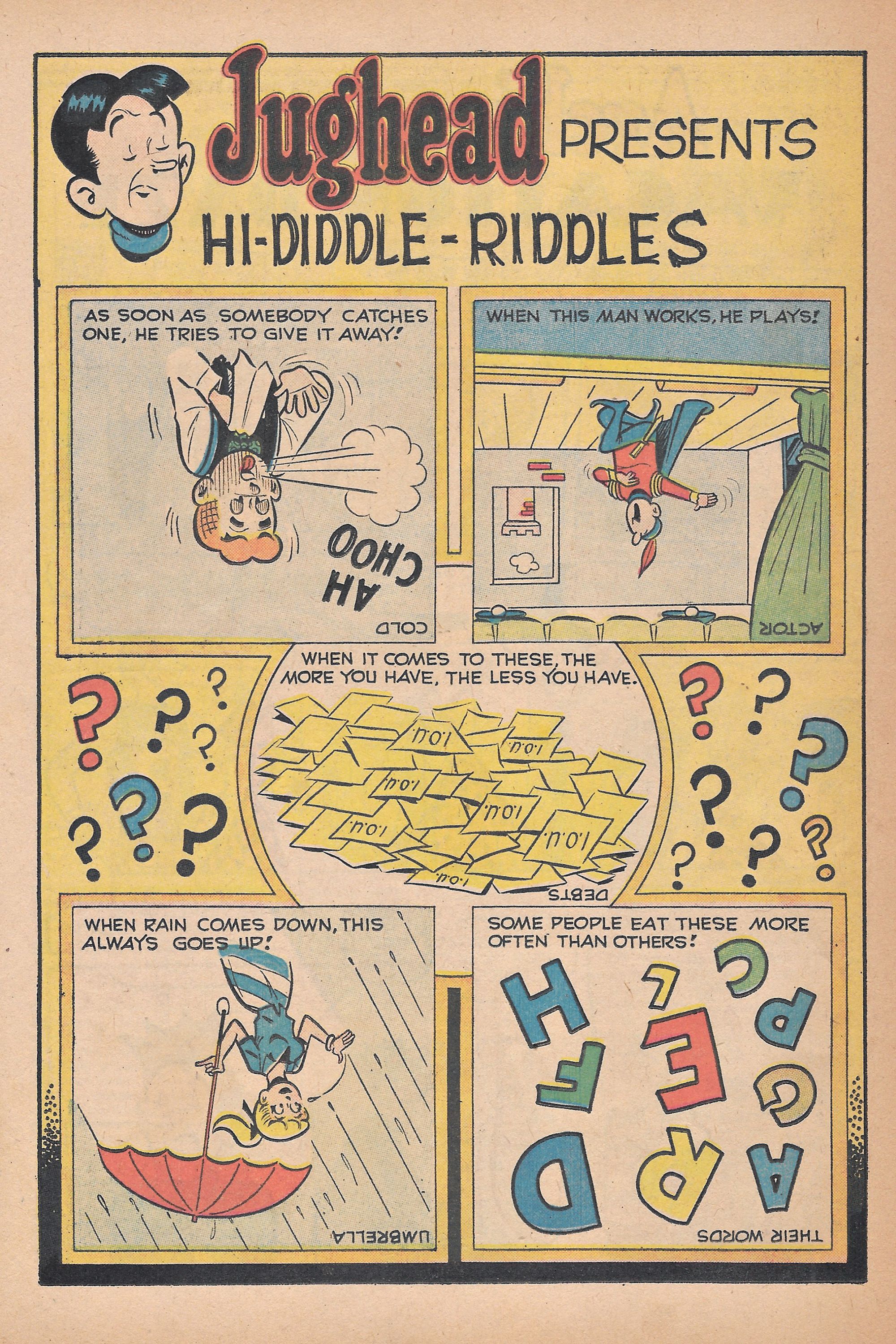 Read online Archie's Joke Book Magazine comic -  Issue #38 - 30