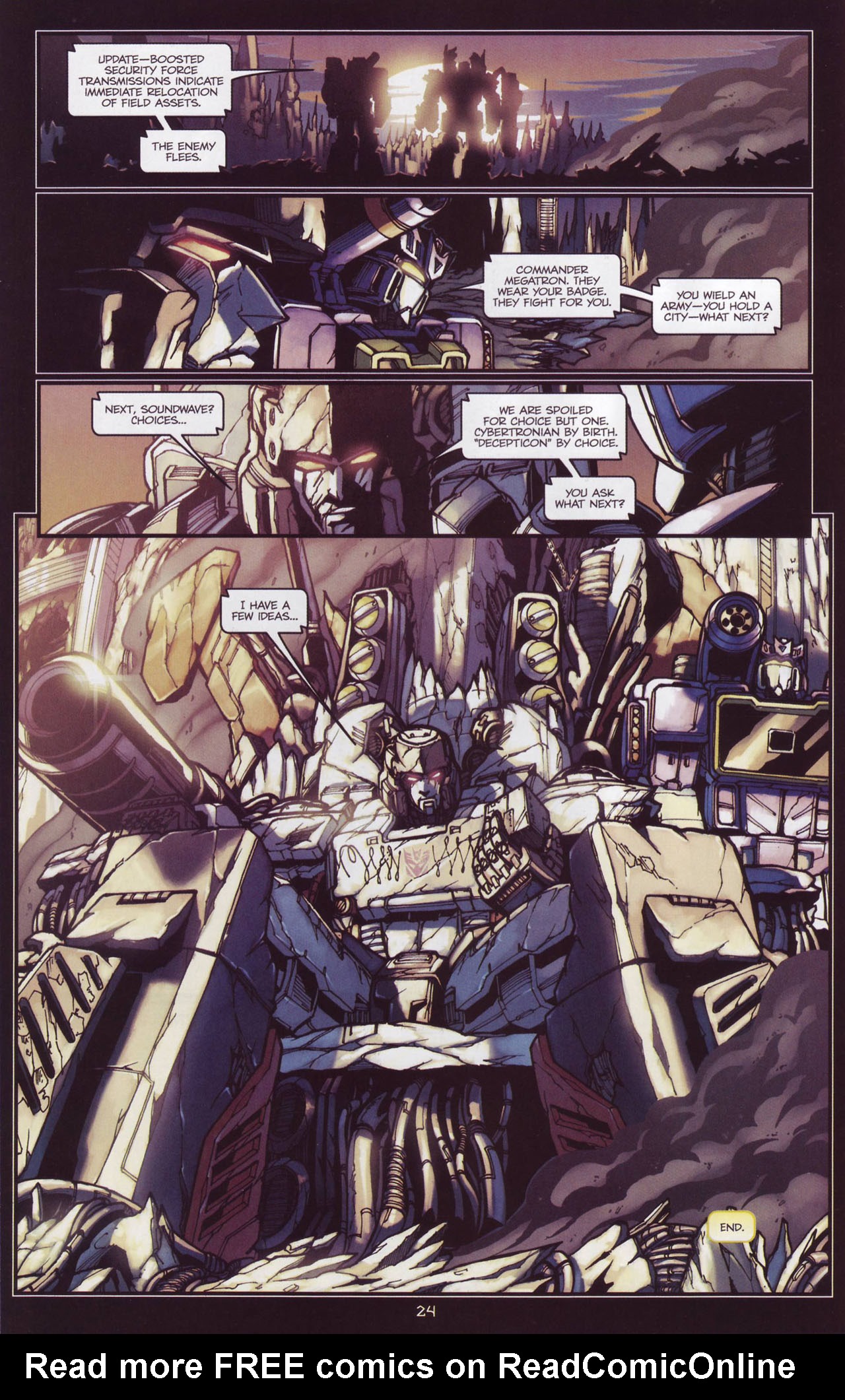 Read online The Transformers Megatron Origin comic -  Issue #4 - 27