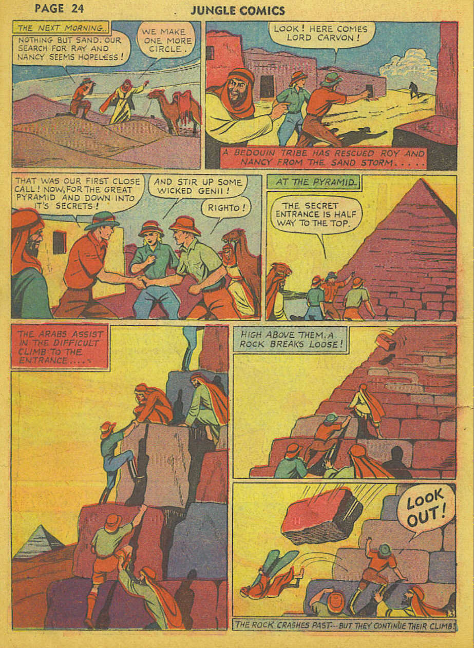 Read online Jungle Comics comic -  Issue #11 - 27