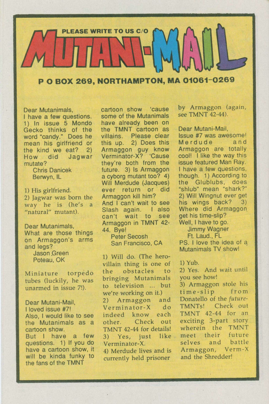 Read online Mighty Mutanimals (1992) comic -  Issue #8 - 34