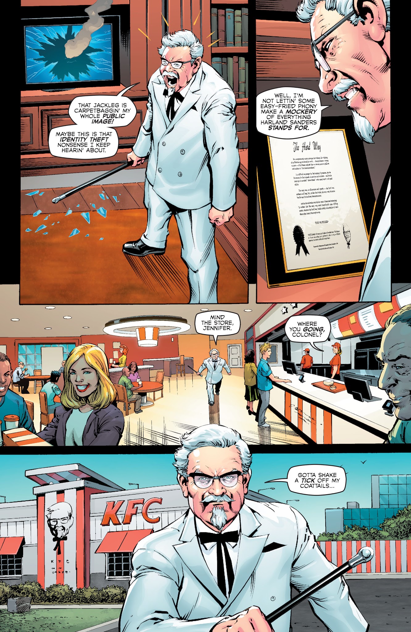 Read online KFC: The Colonel of Two Worlds comic -  Issue # Full - 9