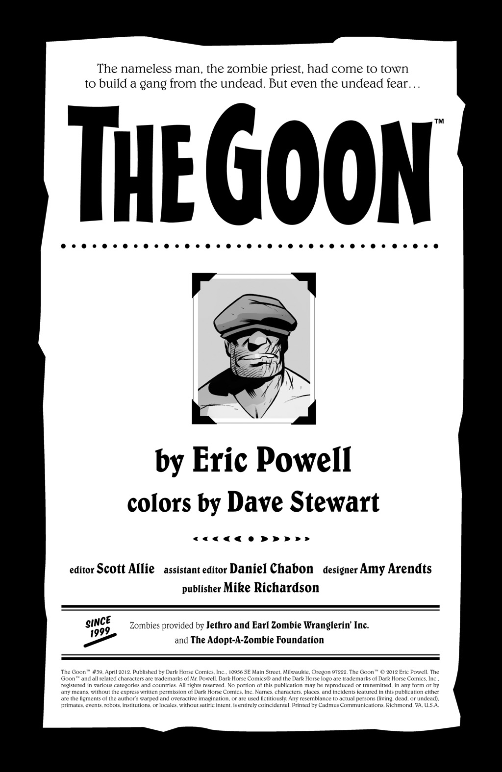 Read online The Goon (2003) comic -  Issue #39 - 2