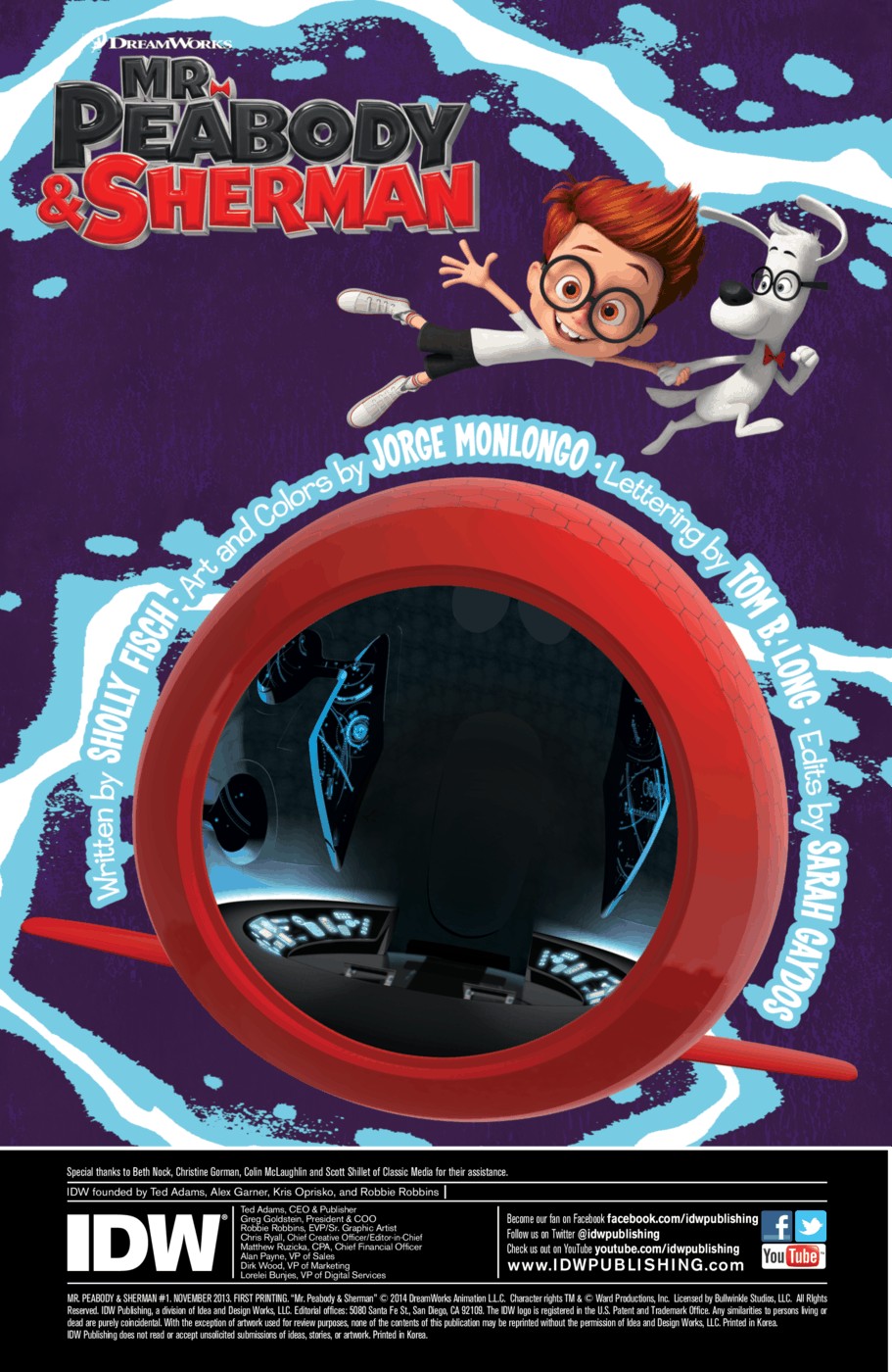 Read online Mr. Peabody & Sherman comic -  Issue #1 - 2