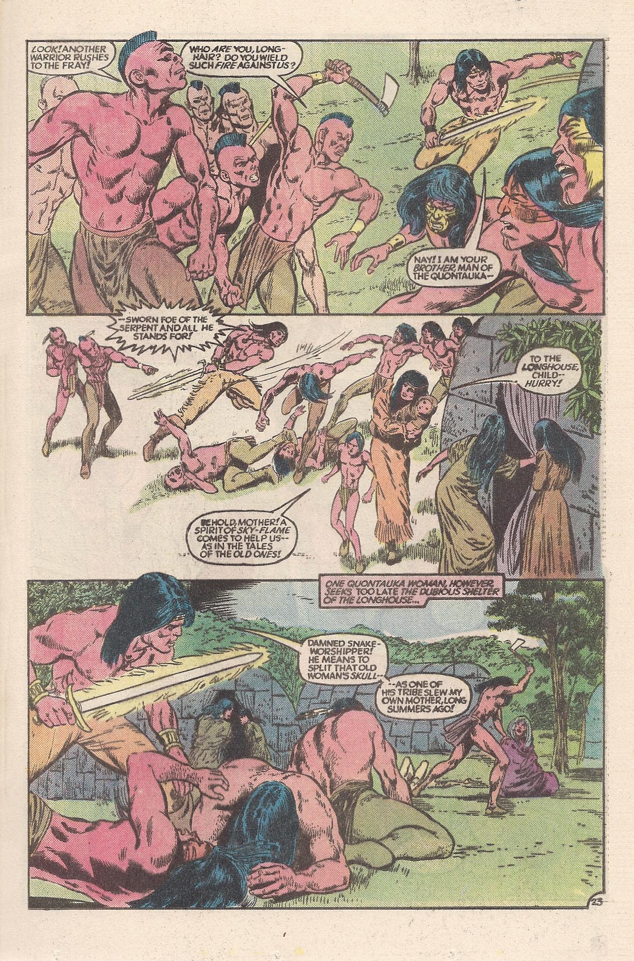 Read online Arak Son of Thunder comic -  Issue # _Annual 1 - 29