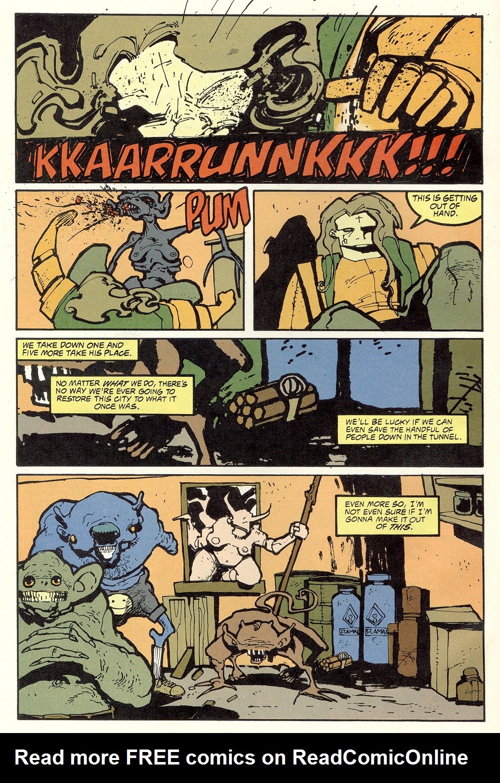 Read online Ted McKeever's Metropol AD comic -  Issue #2 - 24
