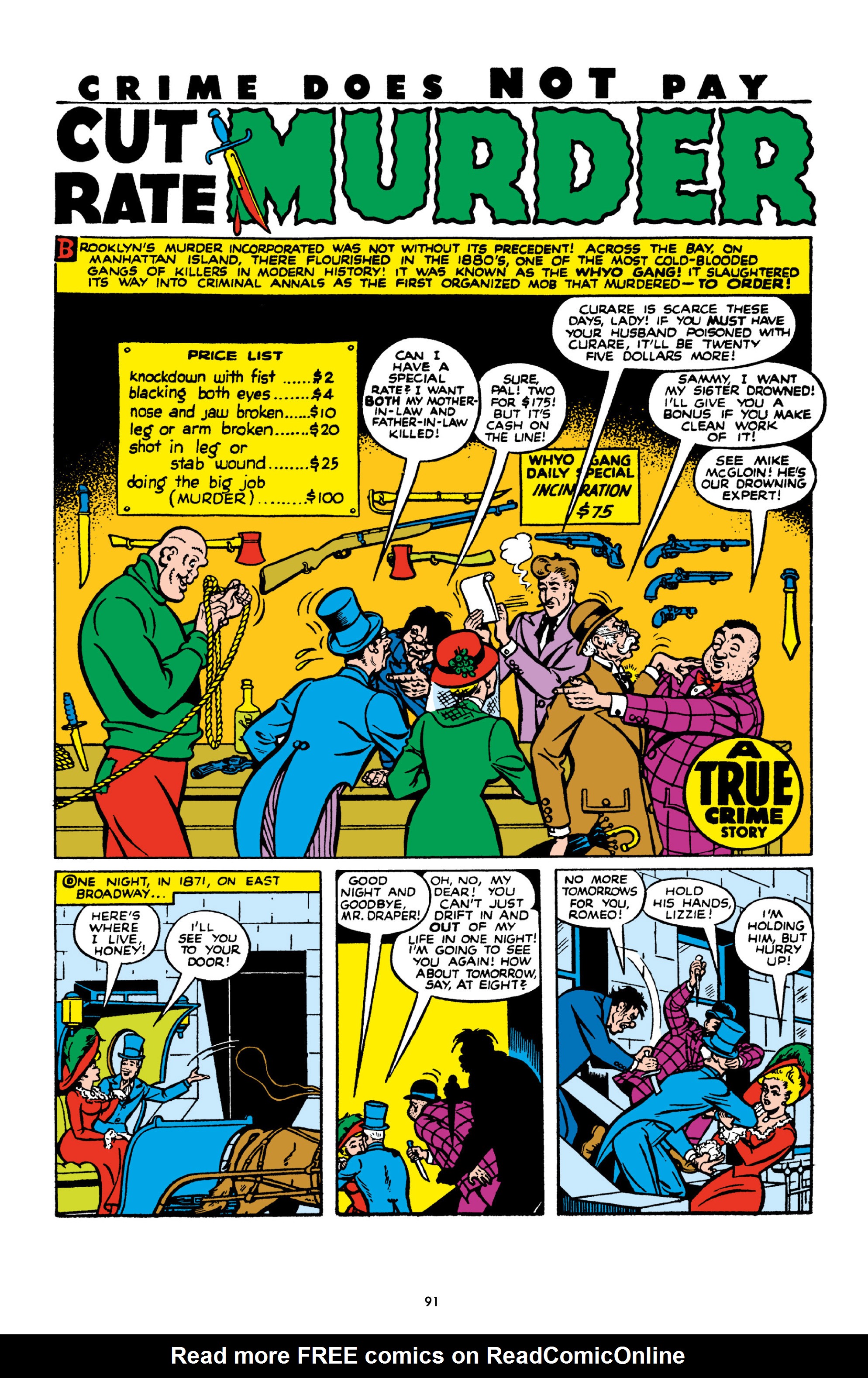 Read online Crime Does Not Pay Archives comic -  Issue # TPB 10 (Part 1) - 92