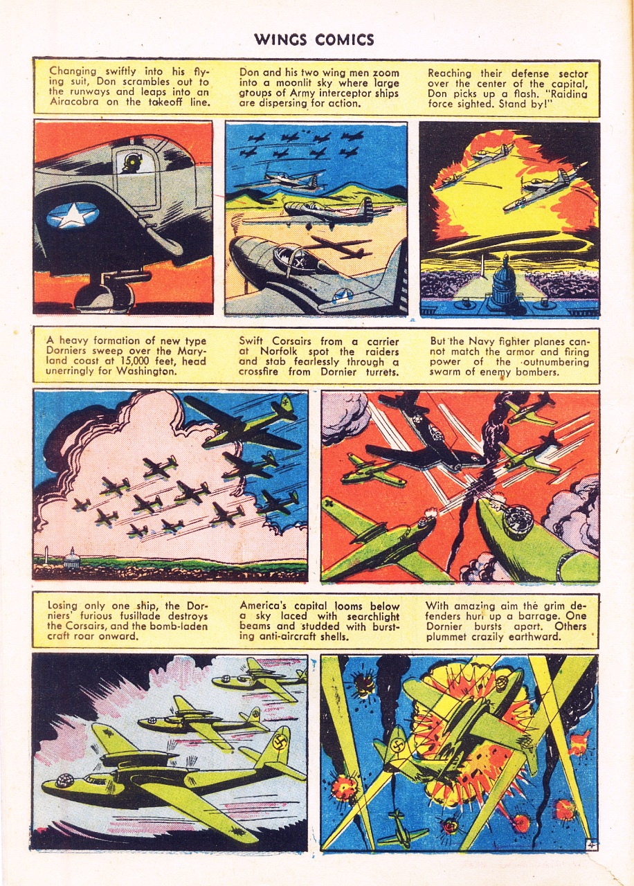 Read online Wings Comics comic -  Issue #37 - 16