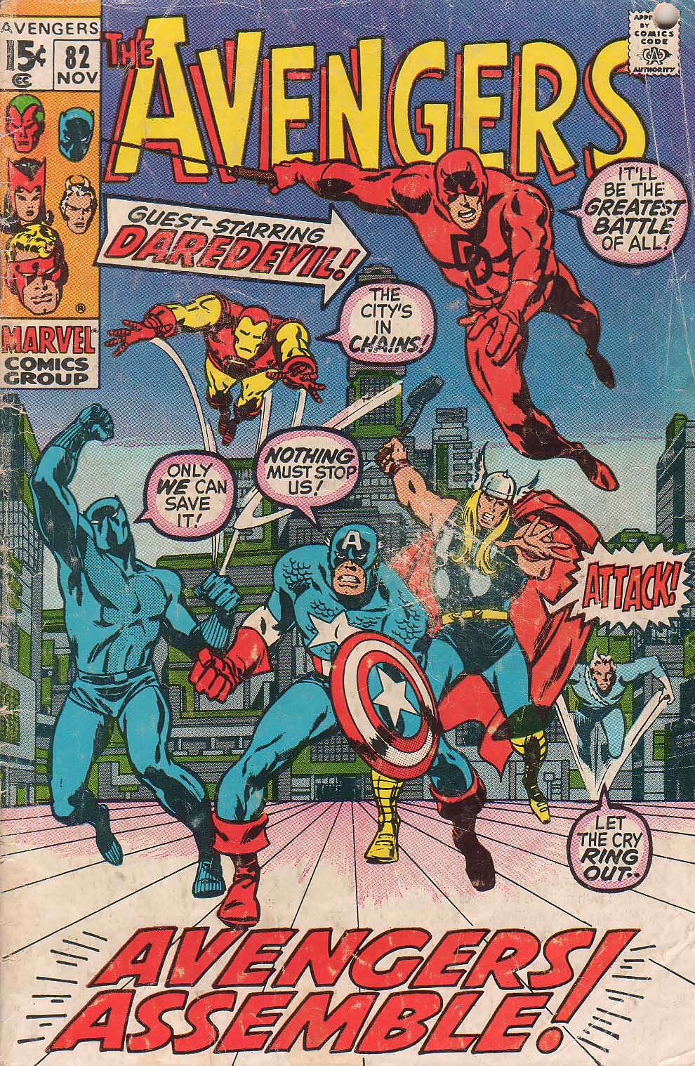 Read online The Avengers (1963) comic -  Issue #82 - 1