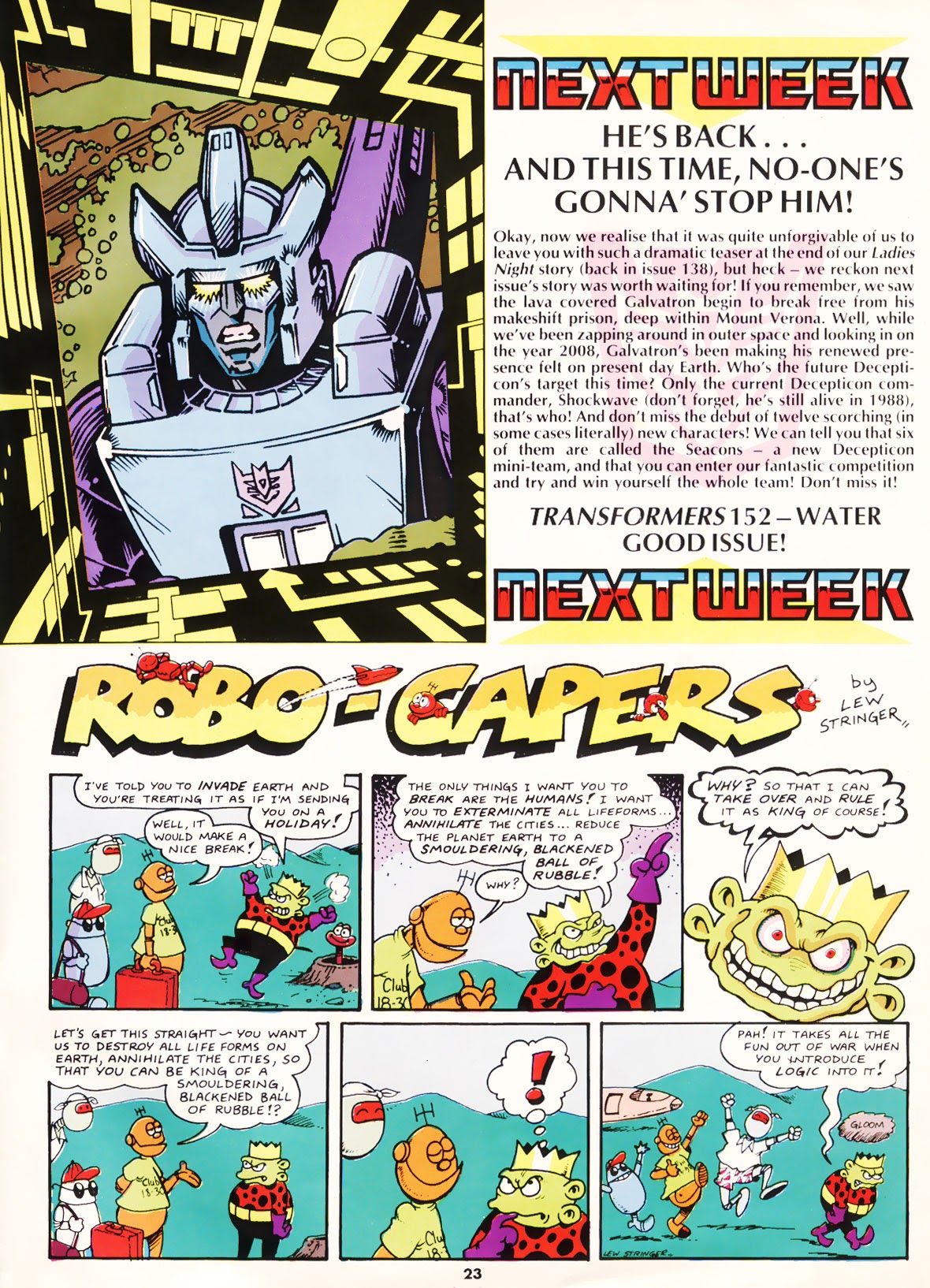 Read online The Transformers (UK) comic -  Issue #151 - 16