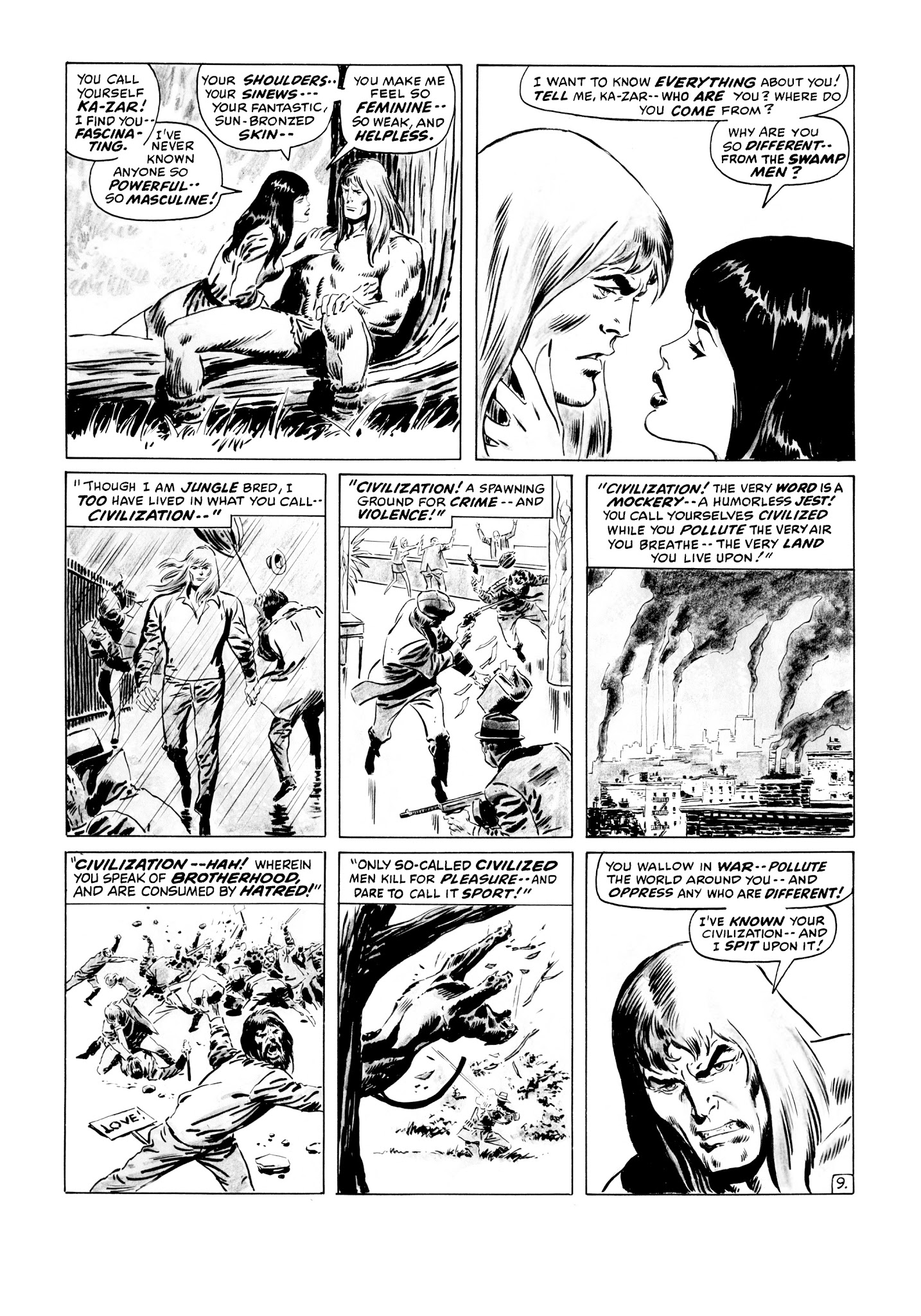 Read online Marvel Masterworks: Ka-Zar comic -  Issue # TPB 1 - 99