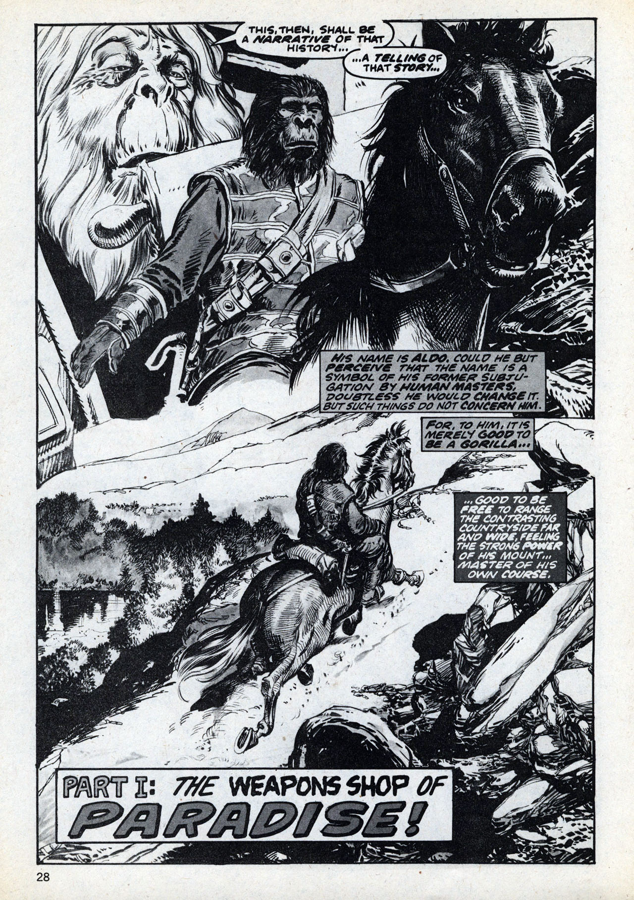 Read online Planet of the Apes comic -  Issue #23 - 28