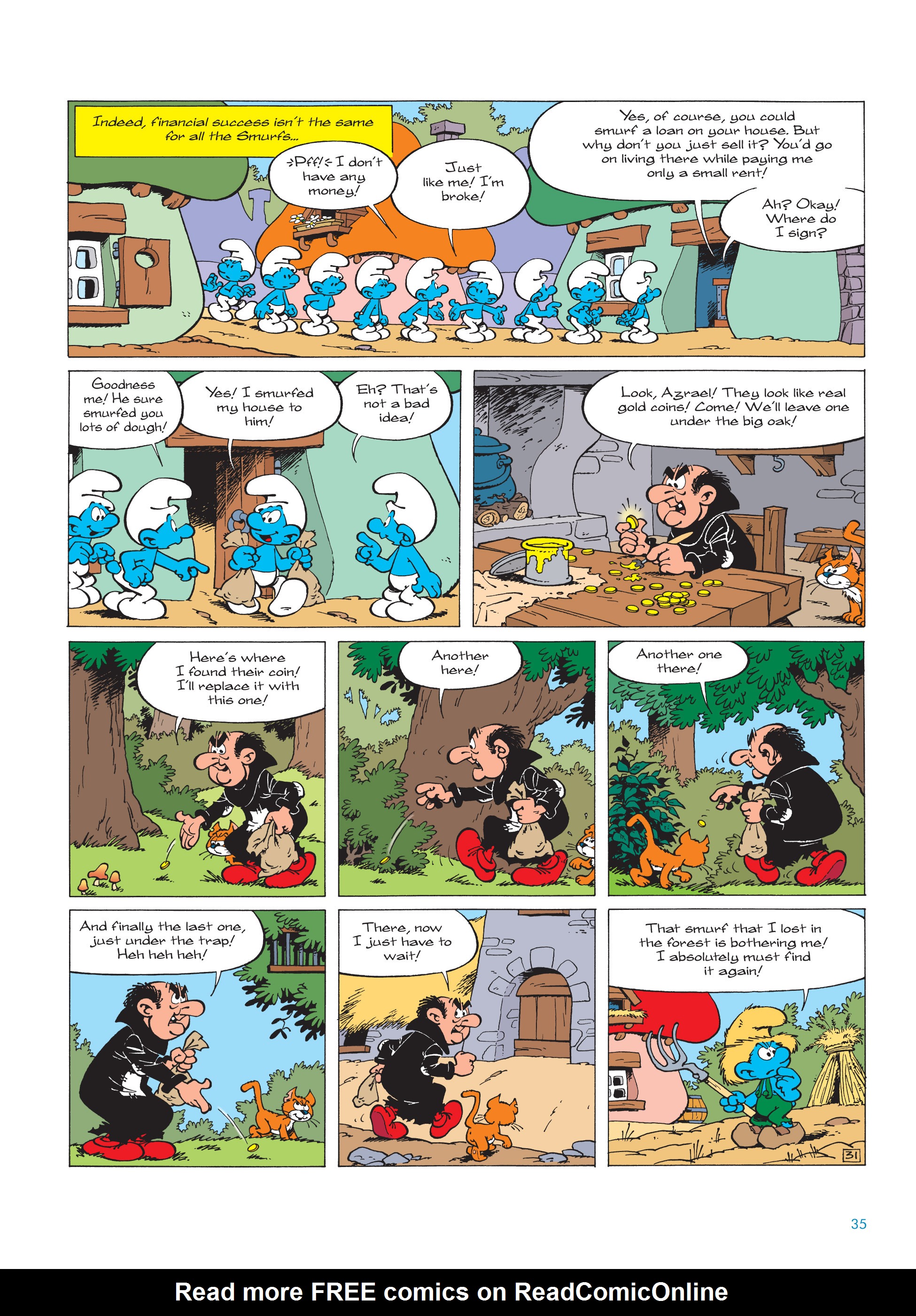 Read online The Smurfs comic -  Issue #18 - 35