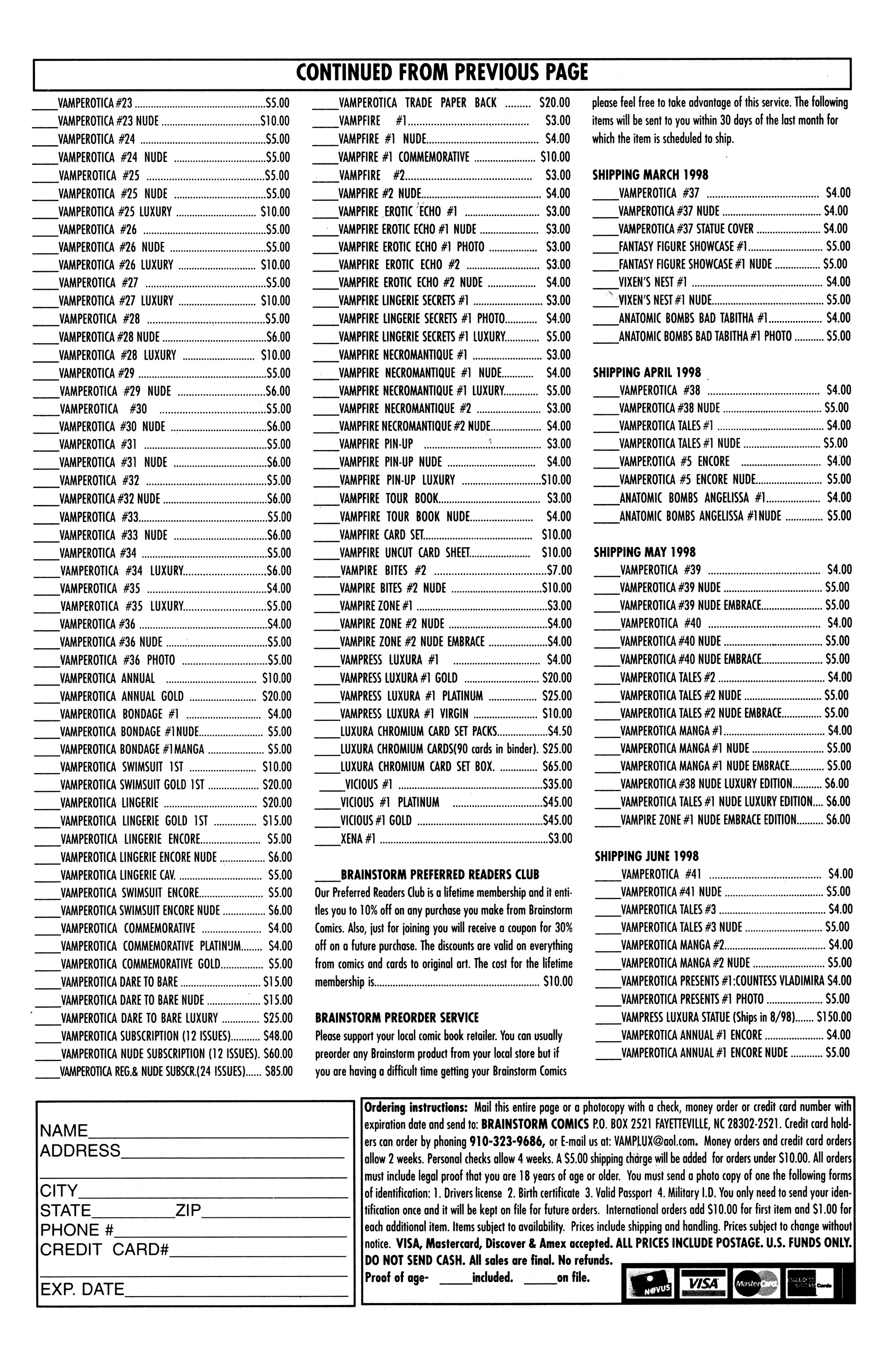 Read online Vamperotica comic -  Issue #36 - 33