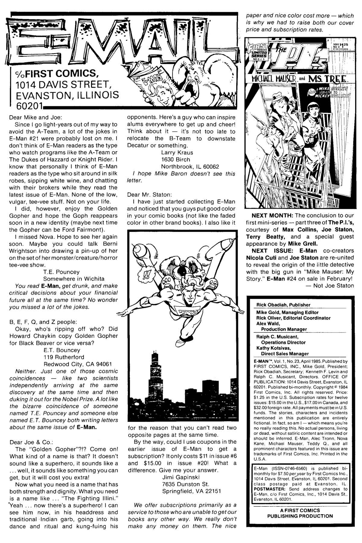 Read online E-Man (1983) comic -  Issue #23 - 3