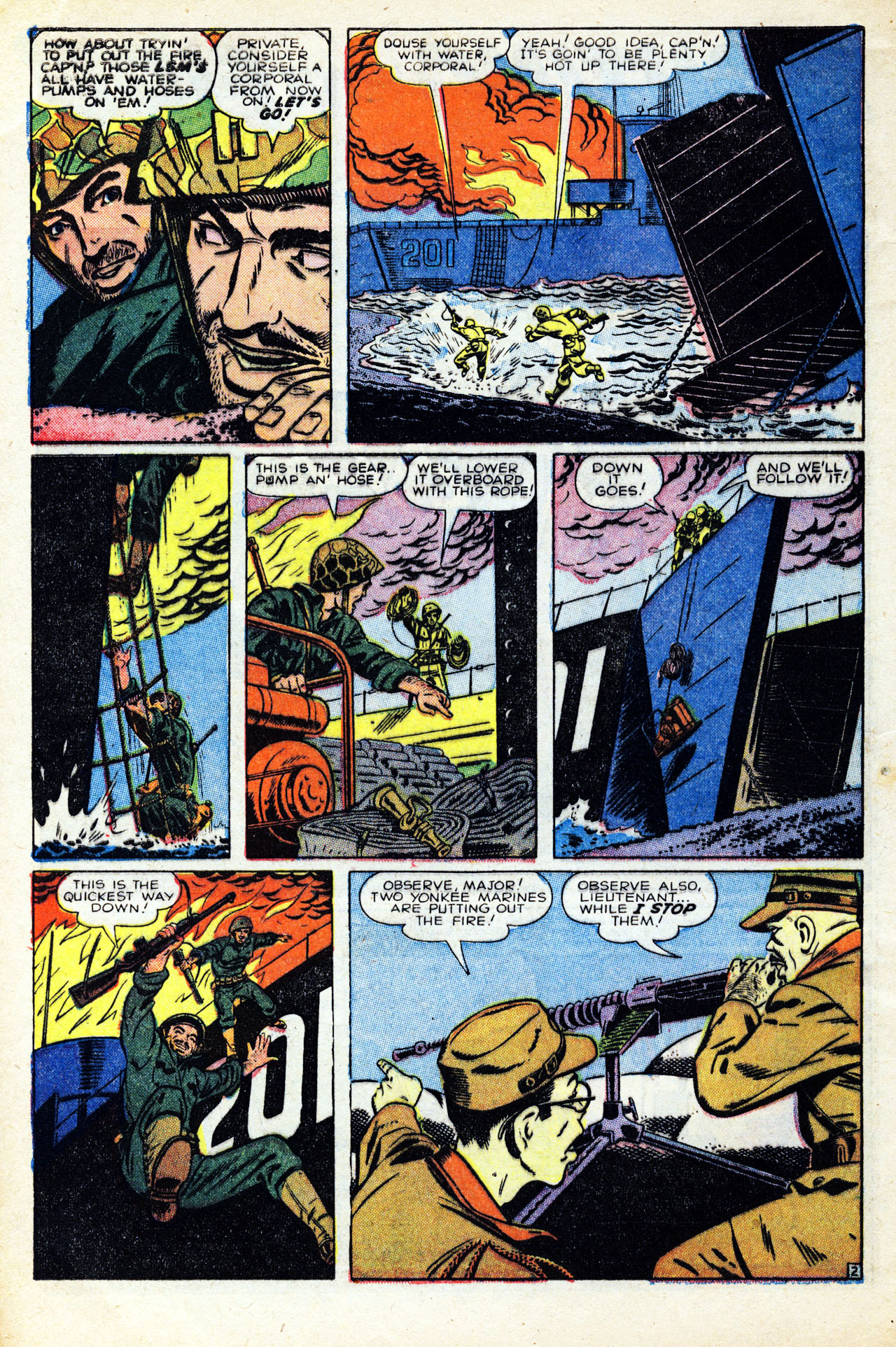 Read online Marines in Battle comic -  Issue #9 - 28