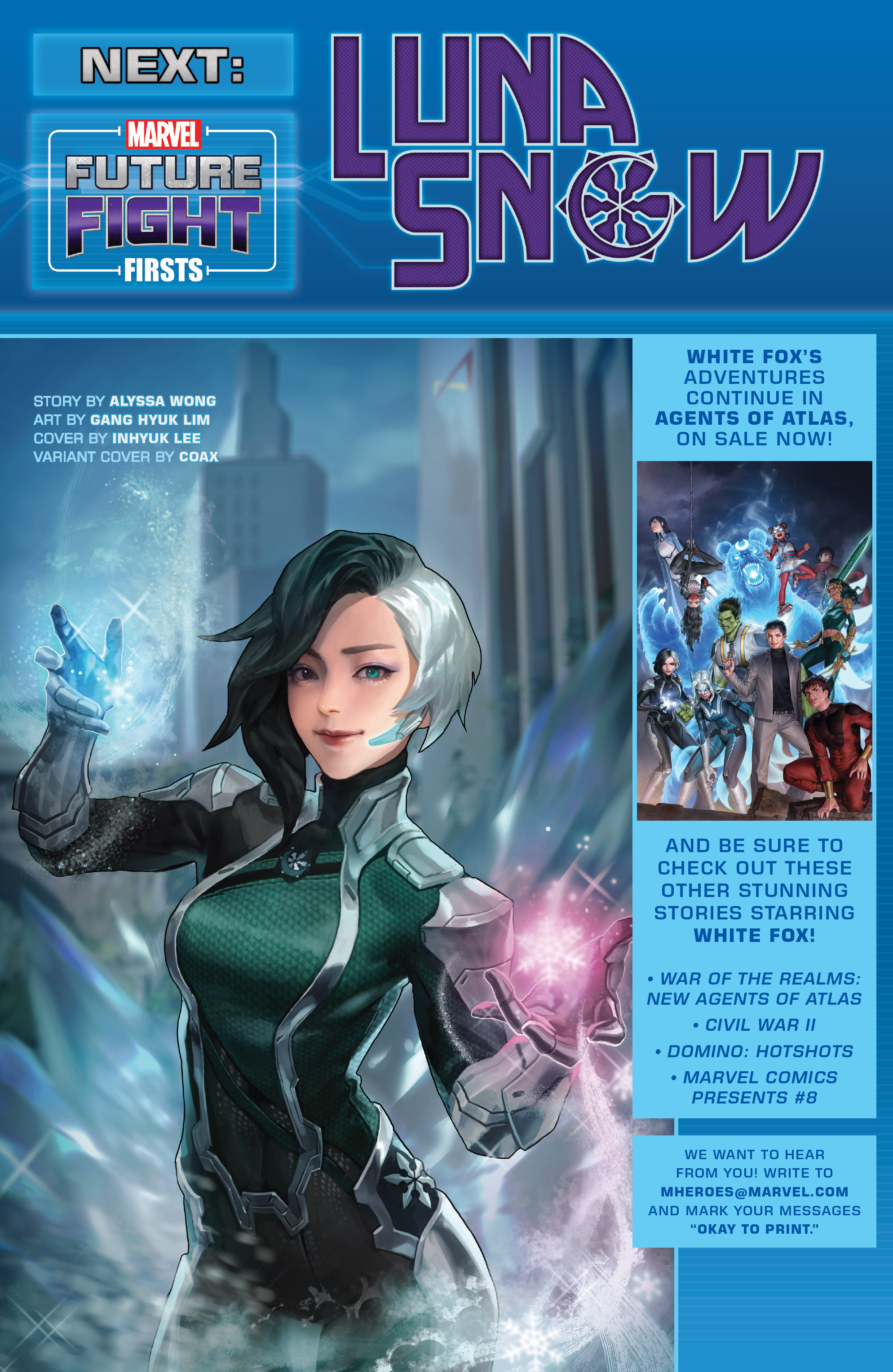 Read online Future Fight Firsts: Luna Snow comic -  Issue #Future Fight Firsts White Fox - 35