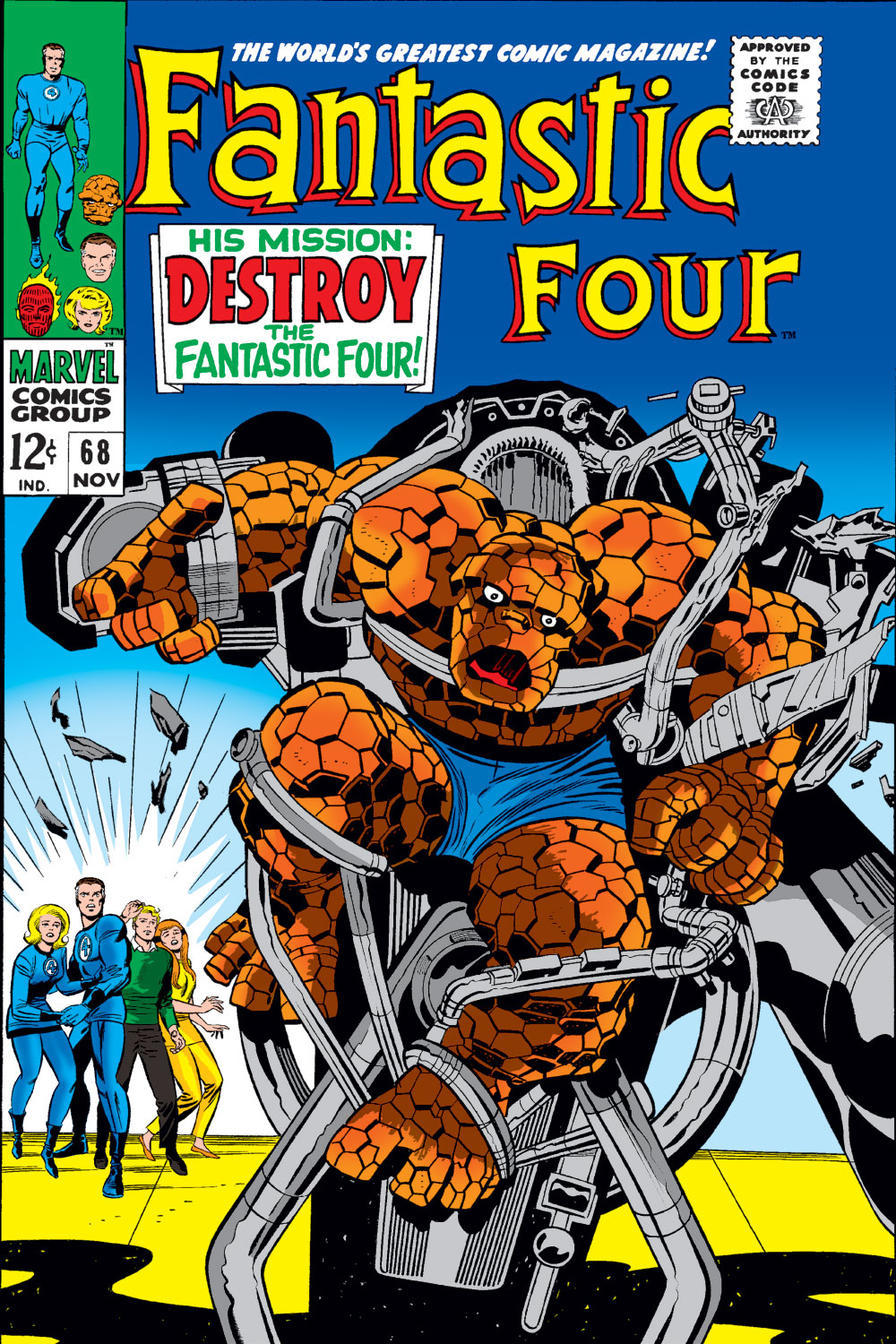 Read online Fantastic Four (1961) comic -  Issue #68 - 1