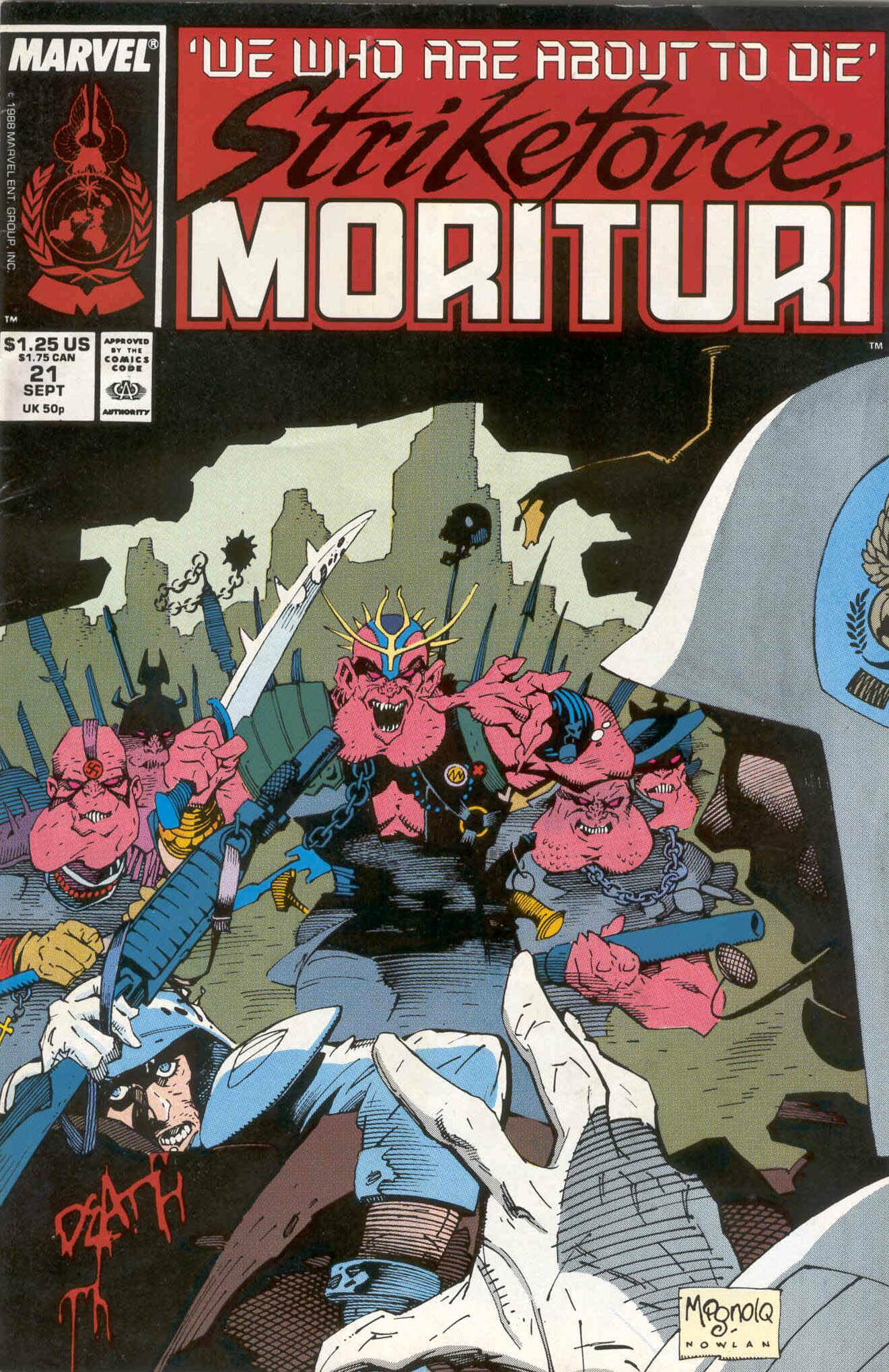 Read online Strikeforce: Morituri comic -  Issue #21 - 1