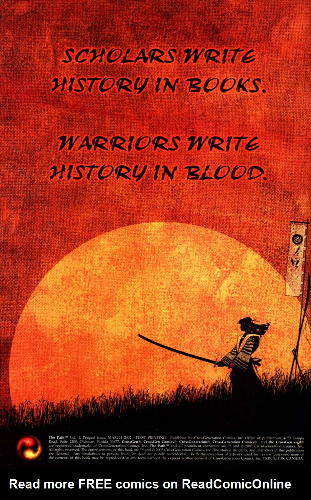 Read online The Path comic -  Issue #0 - 2