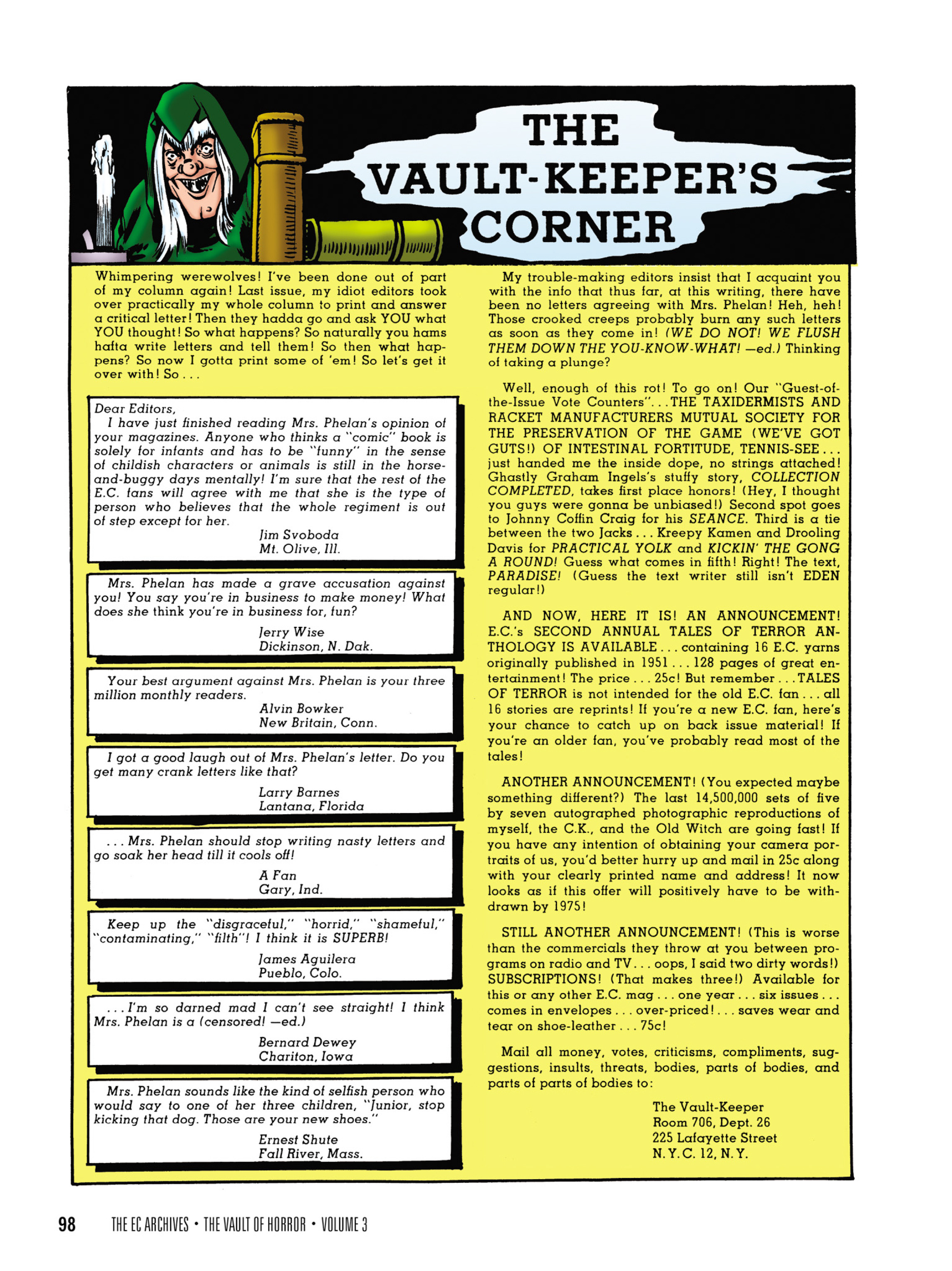 Read online The EC Archives: The Vault of Horror (2014) comic -  Issue # TPB 3 (Part 1) - 100