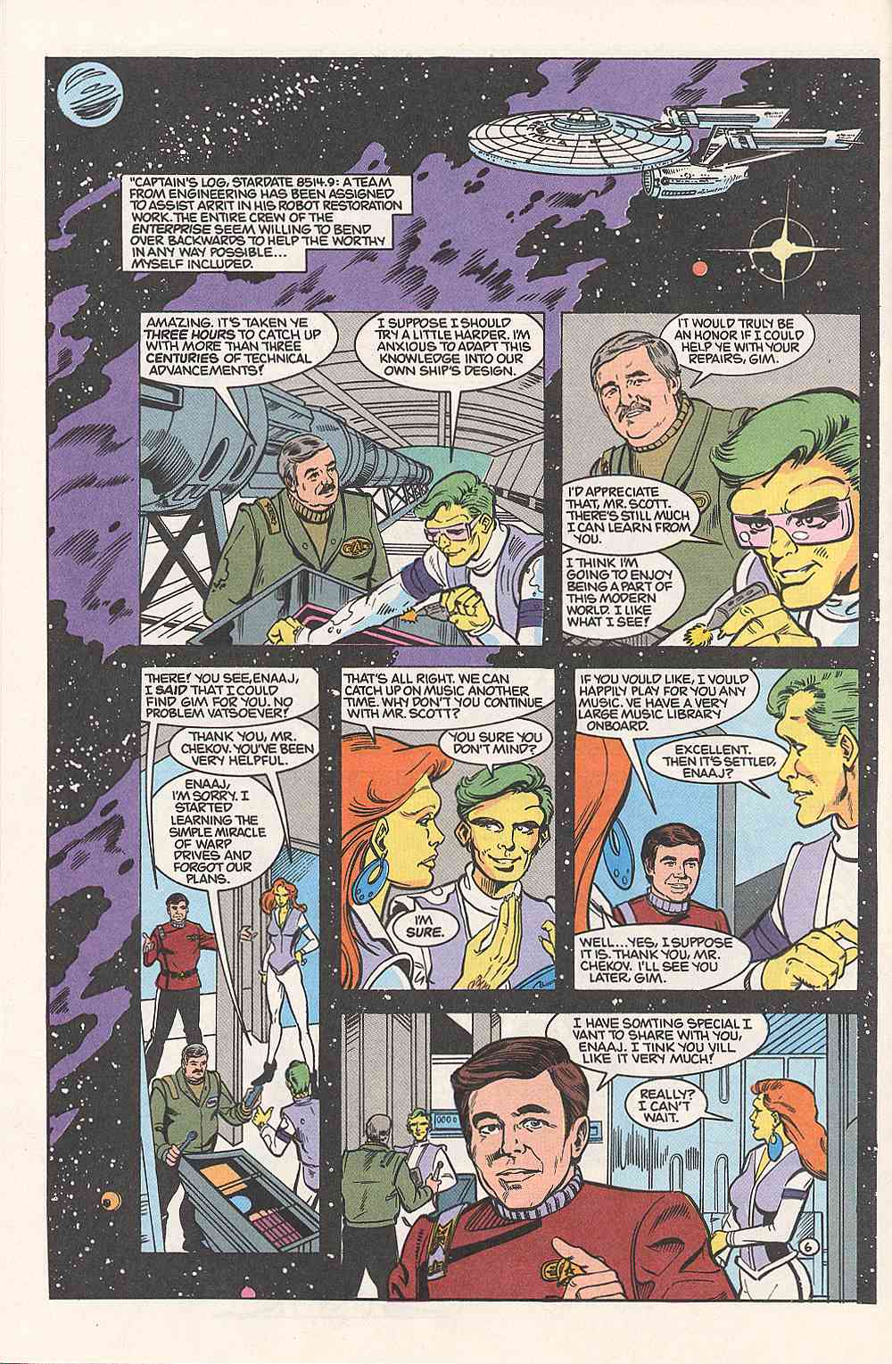 Read online Star Trek (1989) comic -  Issue #14 - 7