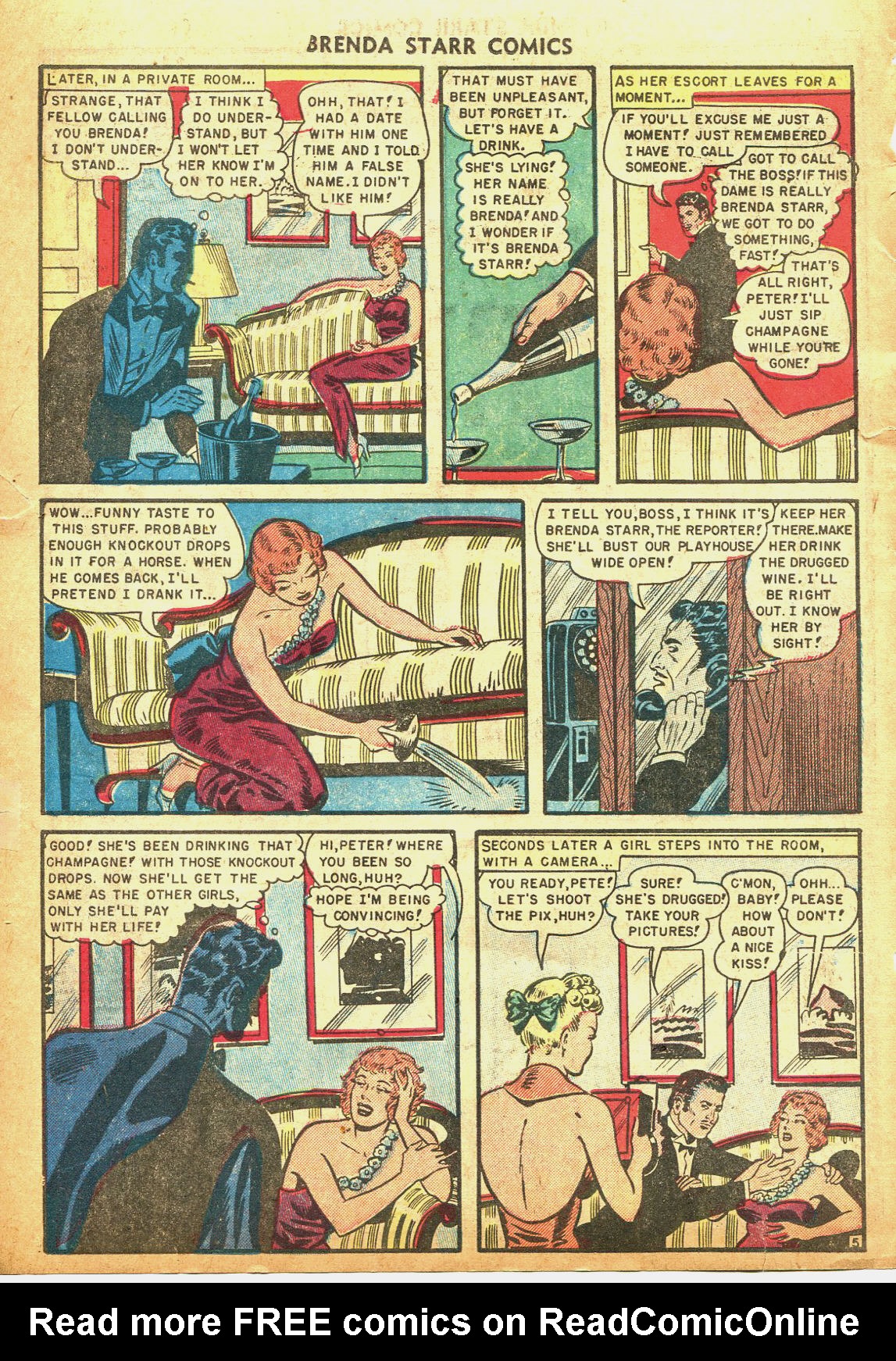 Read online Brenda Starr (1948) comic -  Issue #10 - 30
