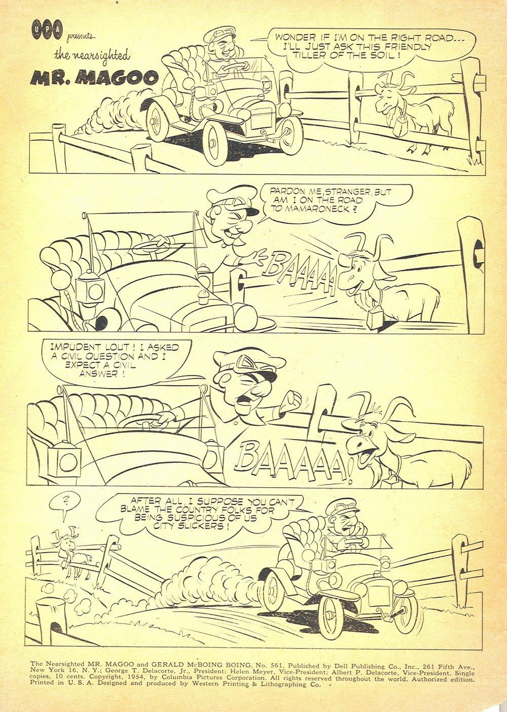 Read online Four Color Comics comic -  Issue #561 - 2