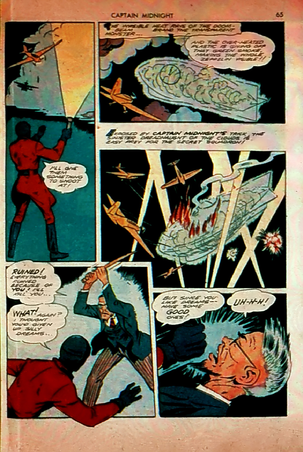 Read online Captain Midnight (1942) comic -  Issue #1 - 65