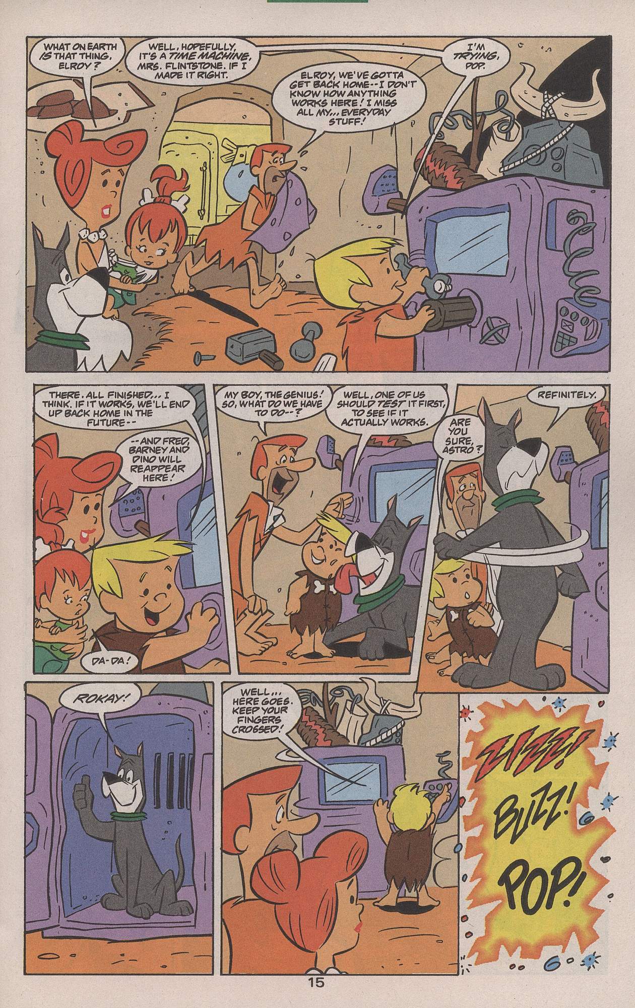 Read online The Flintstones and the Jetsons comic -  Issue #21 - 23