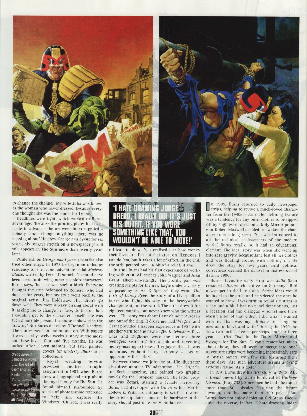 Read online Judge Dredd Megazine (Vol. 5) comic -  Issue #224 - 30