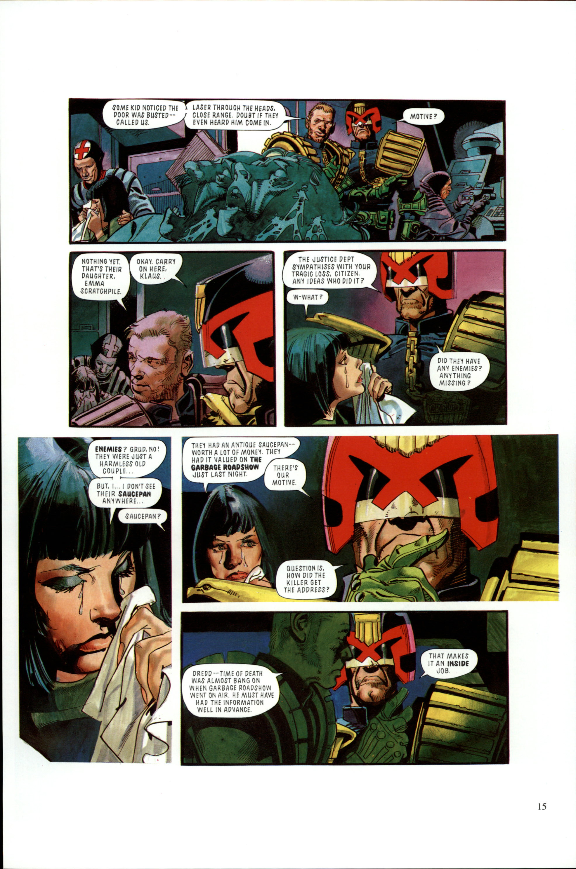 Read online Dredd Rules! comic -  Issue #12 - 17
