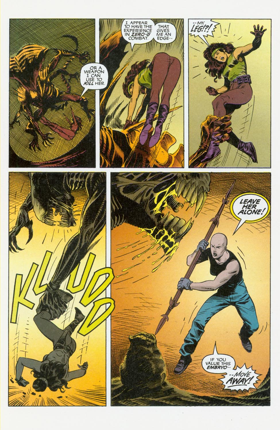 Read online Aliens/Predator: The Deadliest of the Species comic -  Issue #8 - 23